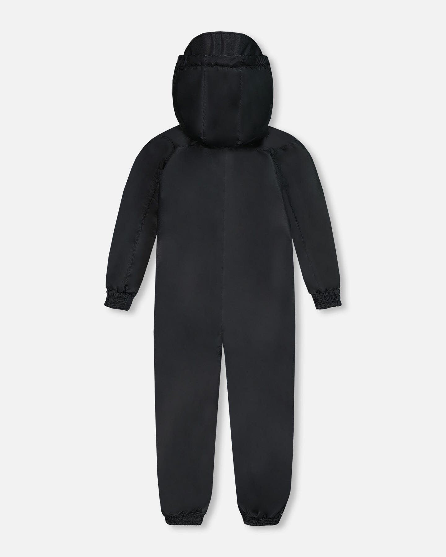 Solid Mid-Season One-Piece Outerwear Black