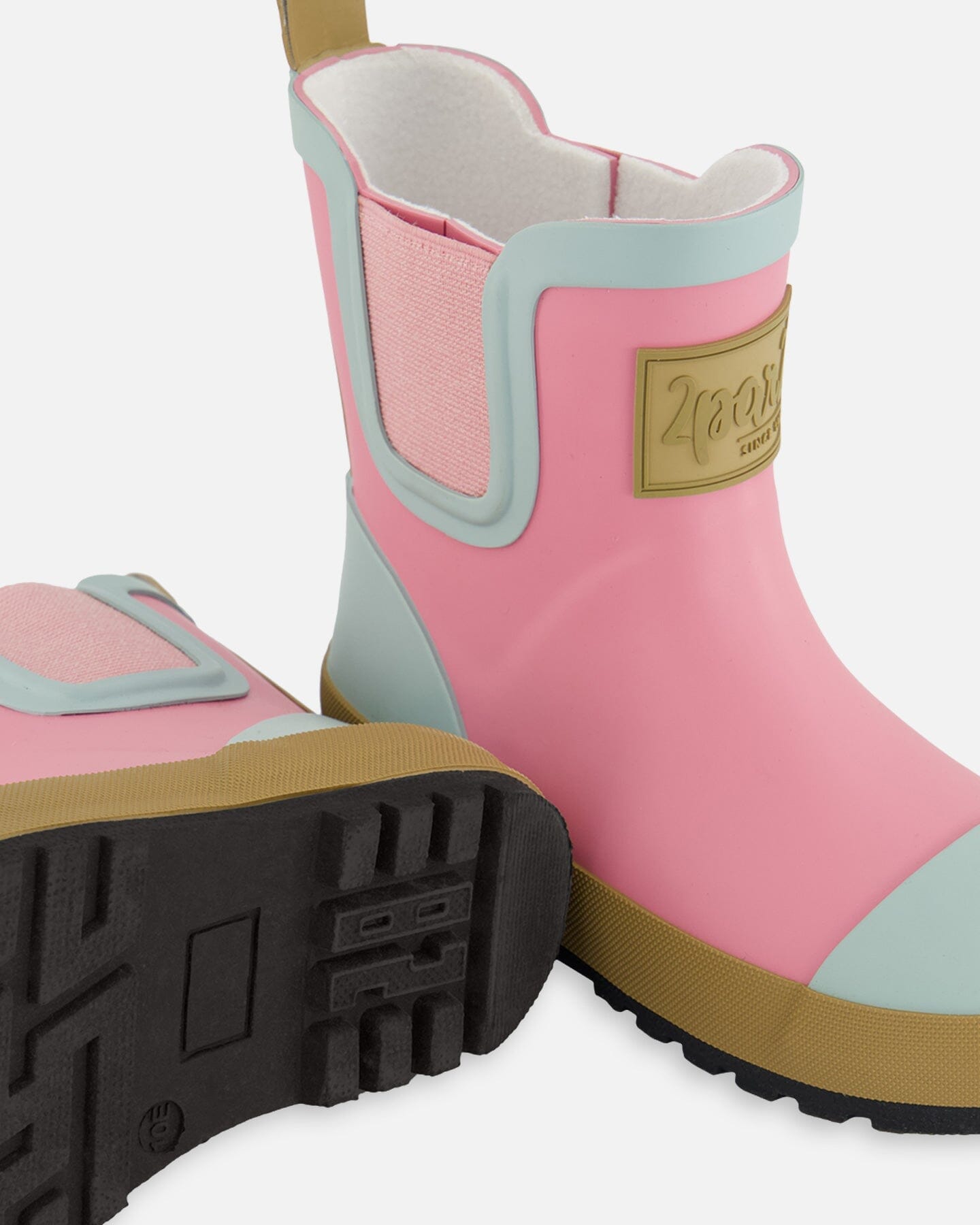 Short Rain Boots Pink