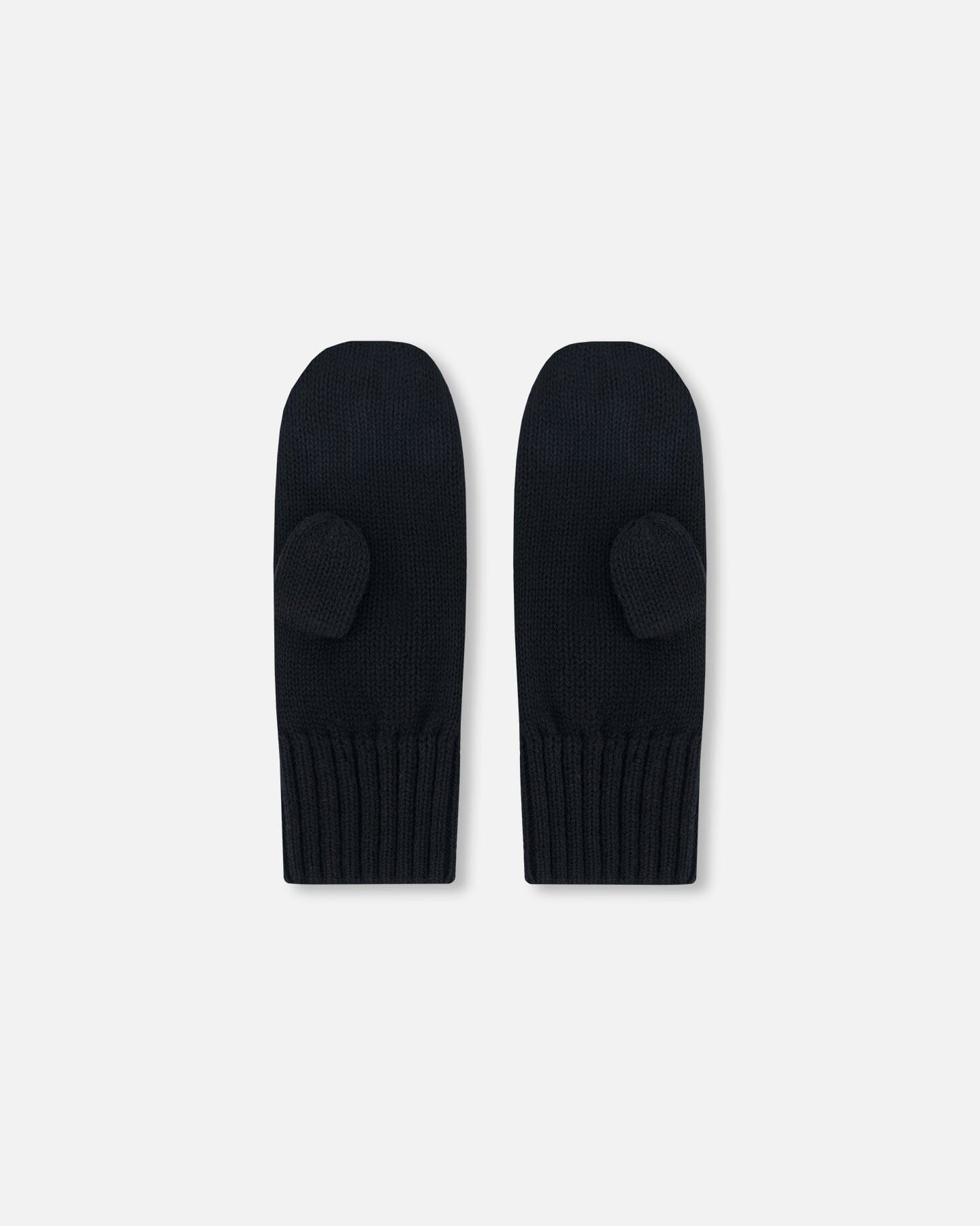 Knit Mittens Black