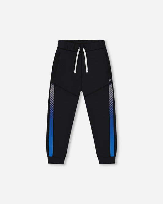 Athletic Pants Blue And Black