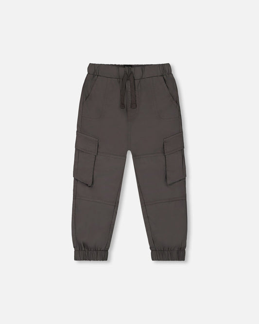 Parachute Cargo Pocket Jogger Pants Dark Gray