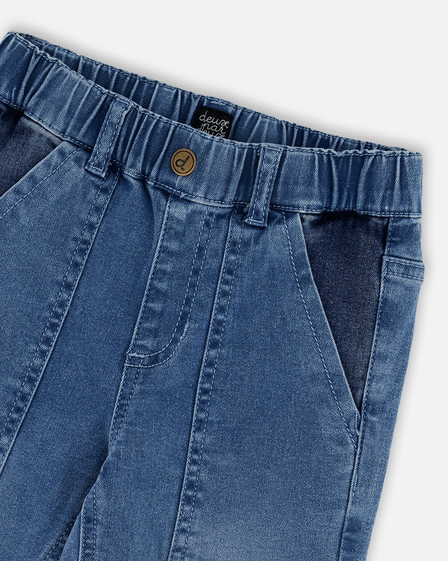 French Terry Denim Pant