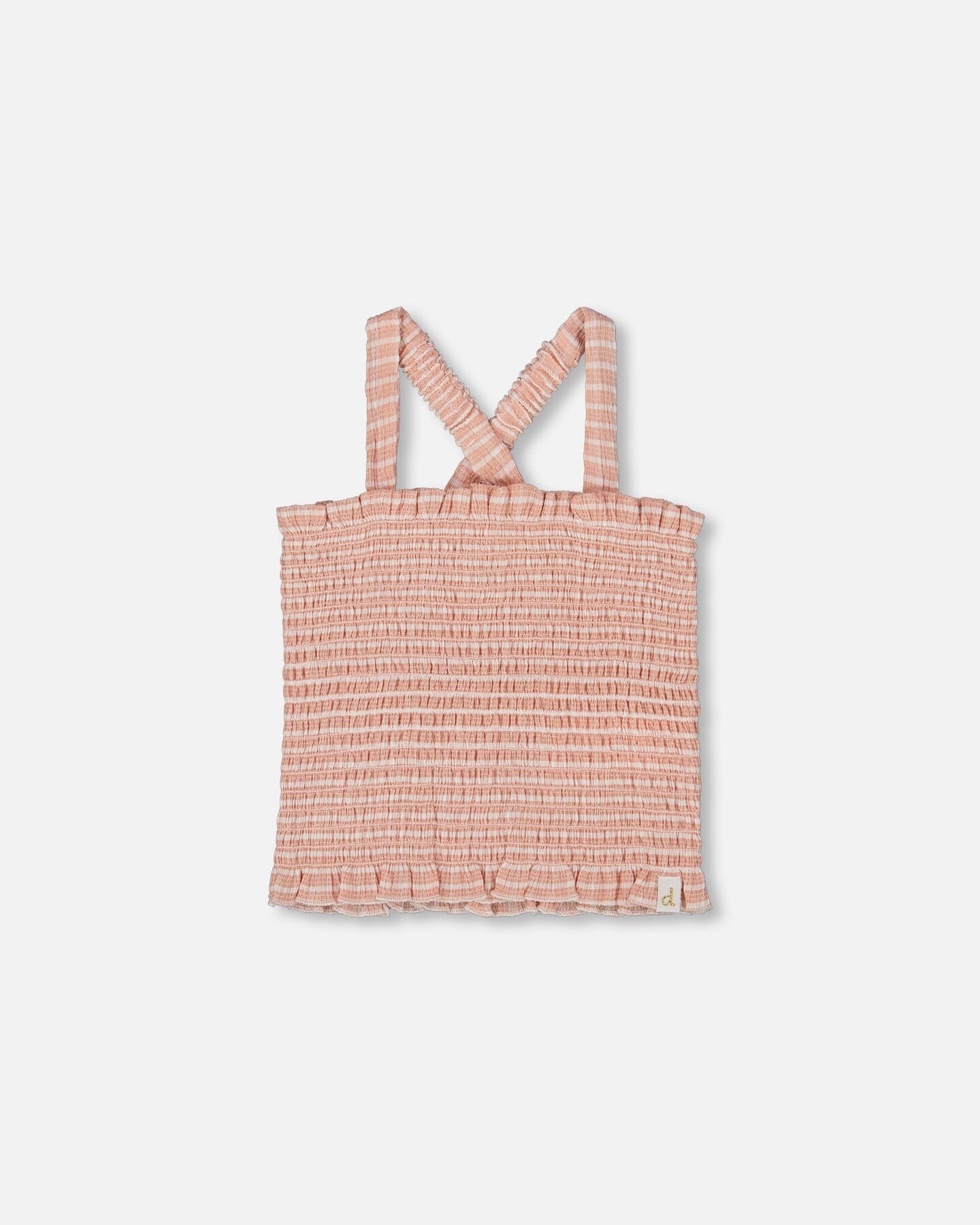 Smocked Tank Top Light Old Pink