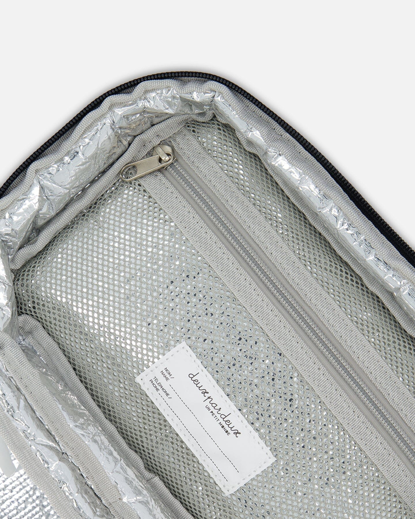 Lunch Box Blue Camping Print