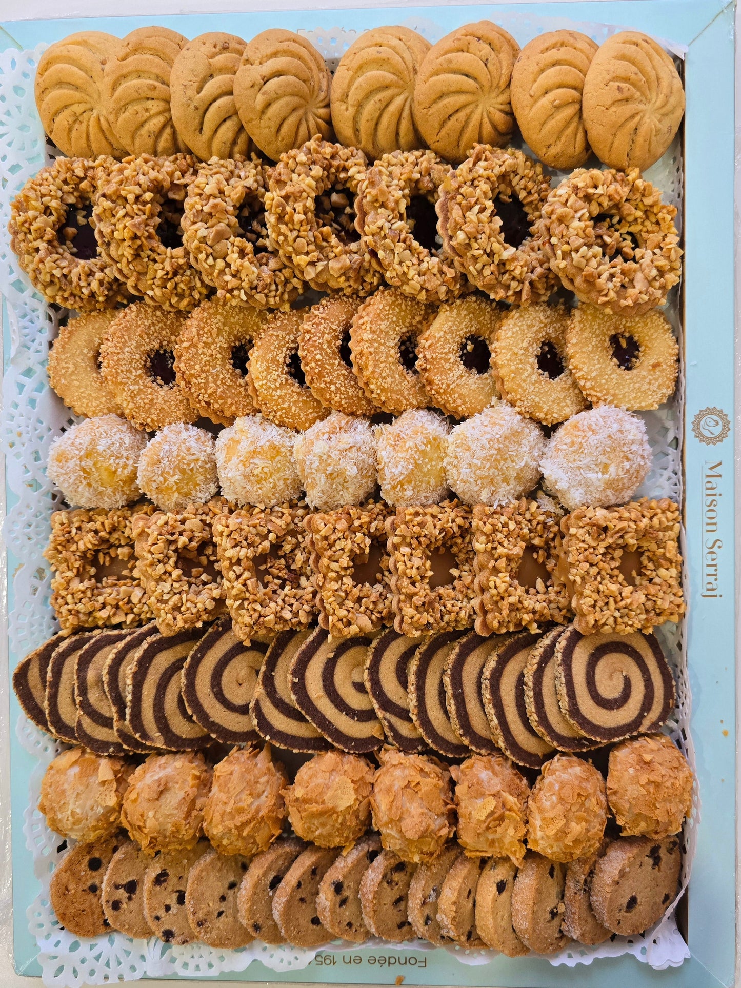 Sablé Moroccan cookies set, Maison Serraj - 600g