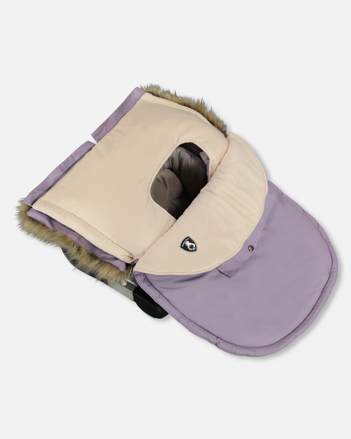 Bunting Bag Designed For Car Seat And Stroller Purple Gray