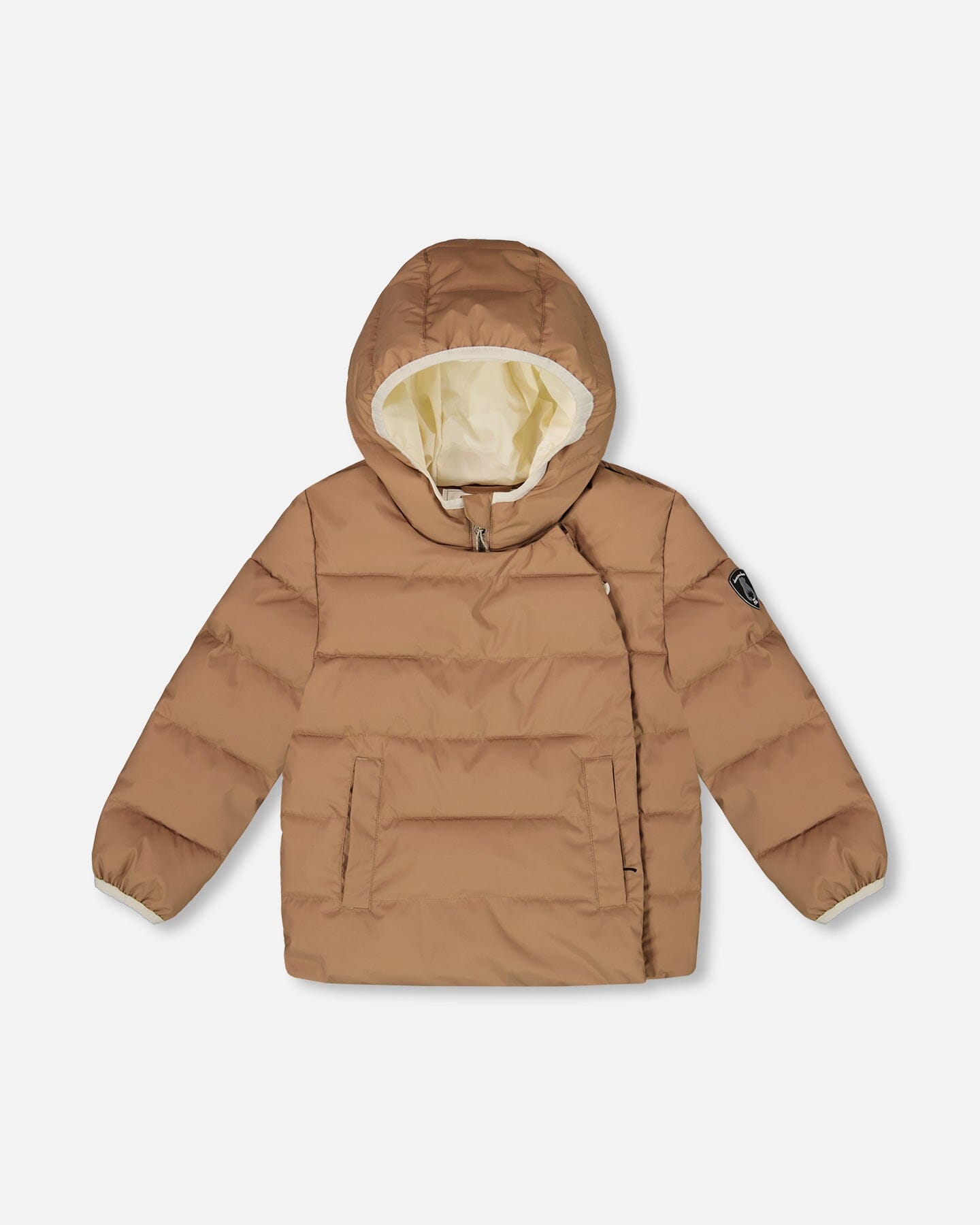 Packable Winter Puffy Coat Designed For Car Seat Chanterelle