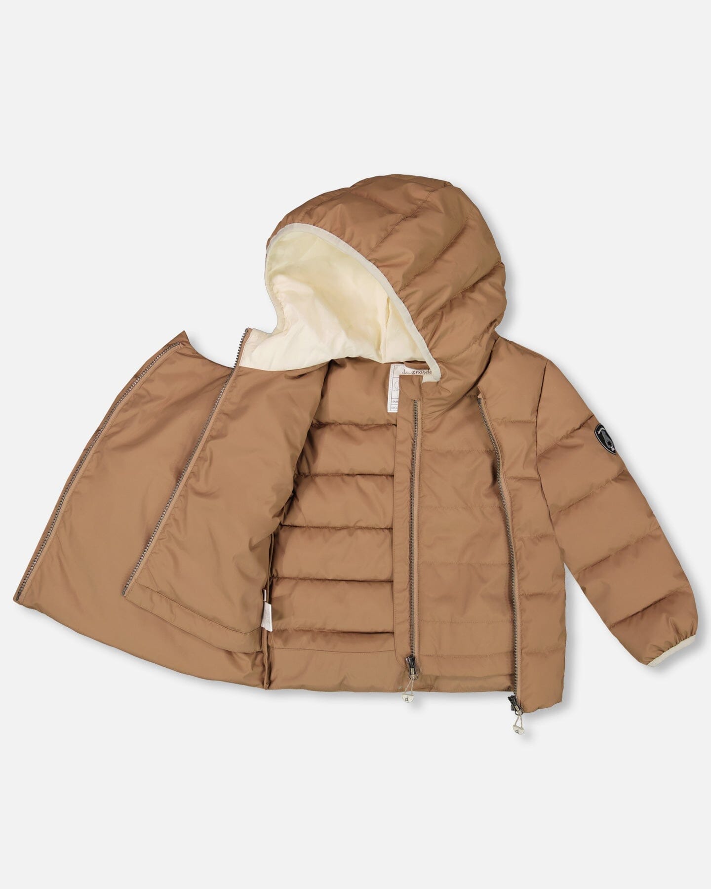 Packable Winter Puffy Coat Designed For Car Seat Chanterelle