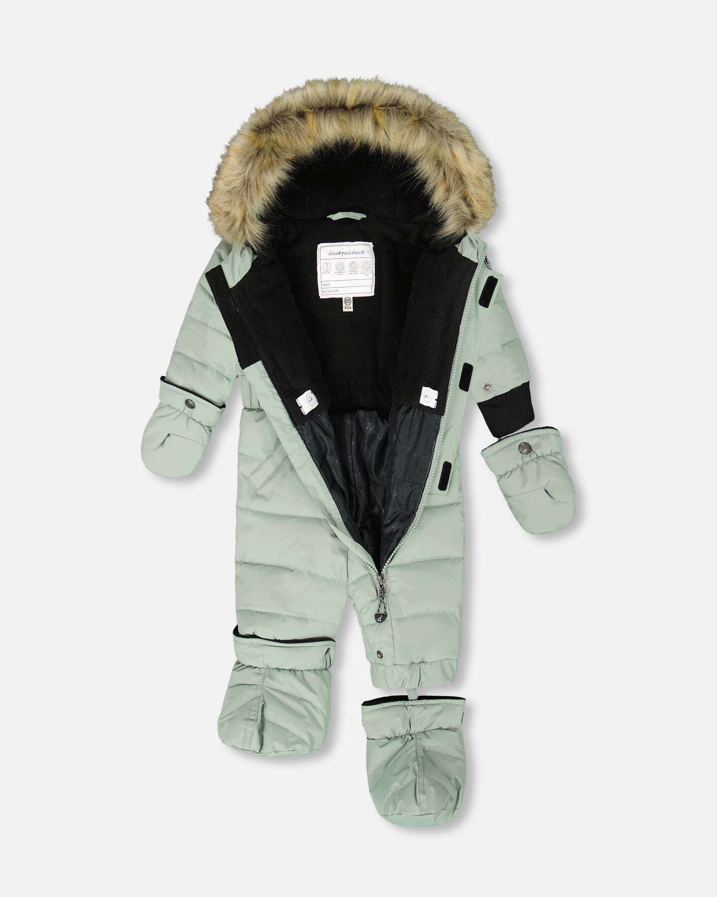 One-Piece Baby Original Puffy Snowsuit Sage Green