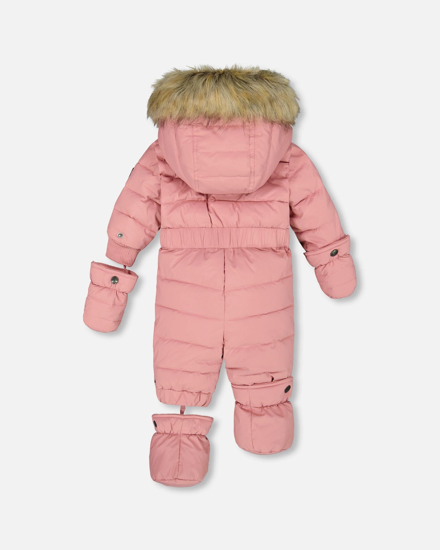 One-Piece Baby Original Puffy Snowsuit Dusty Pink