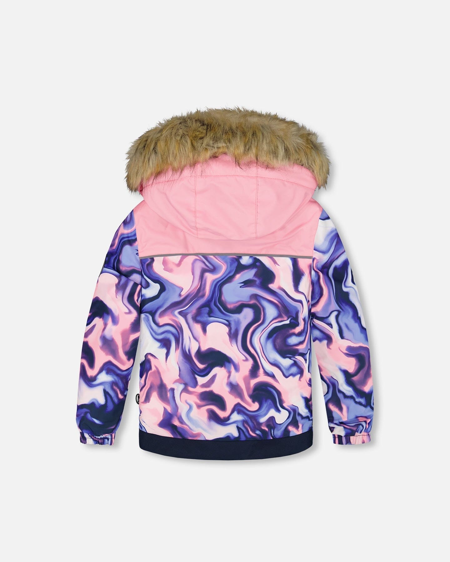 Two-Piece Discover Snowsuit With Printed Jacket Navy Blue