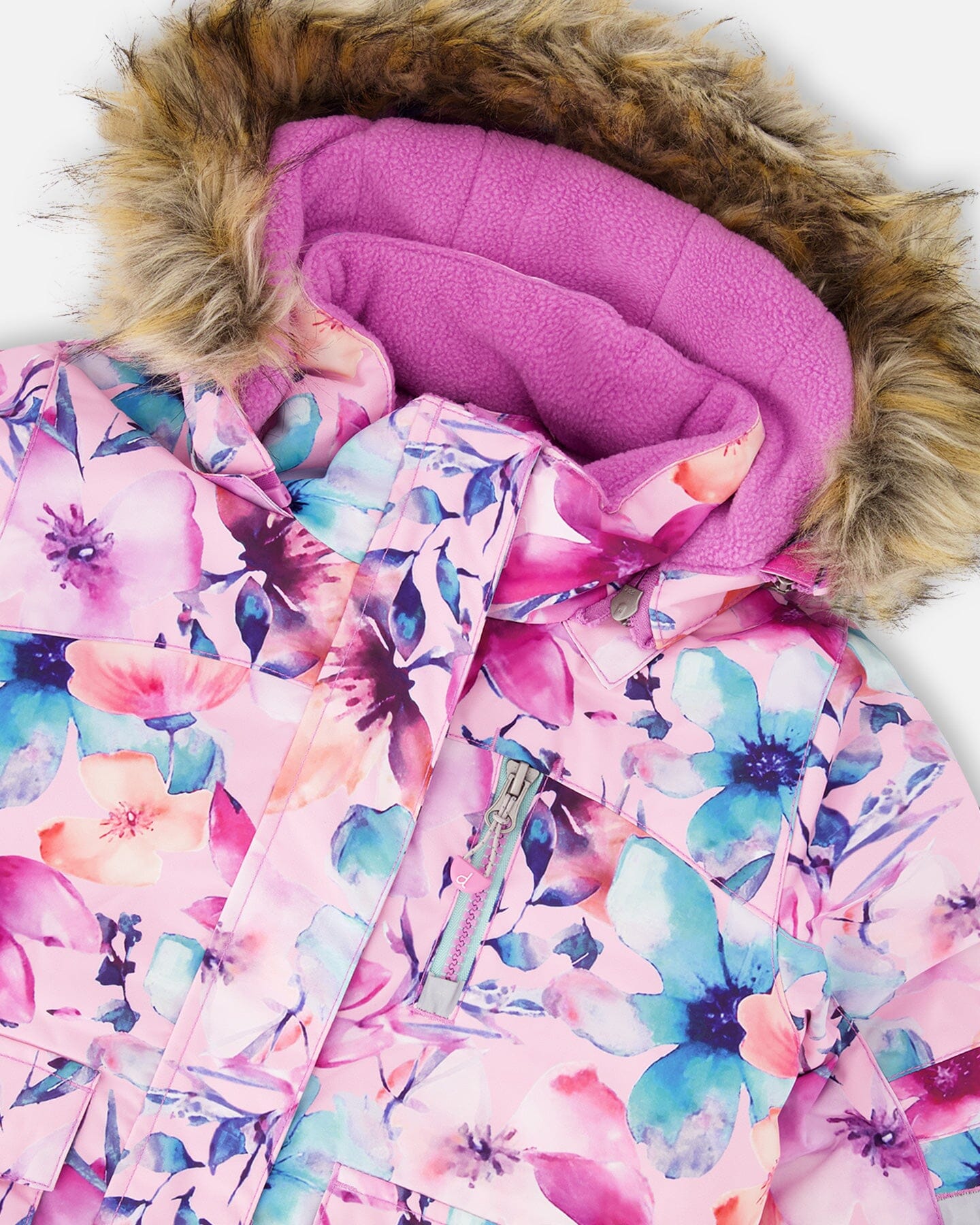 Two-Piece Play Snowsuit Turquoise Blue