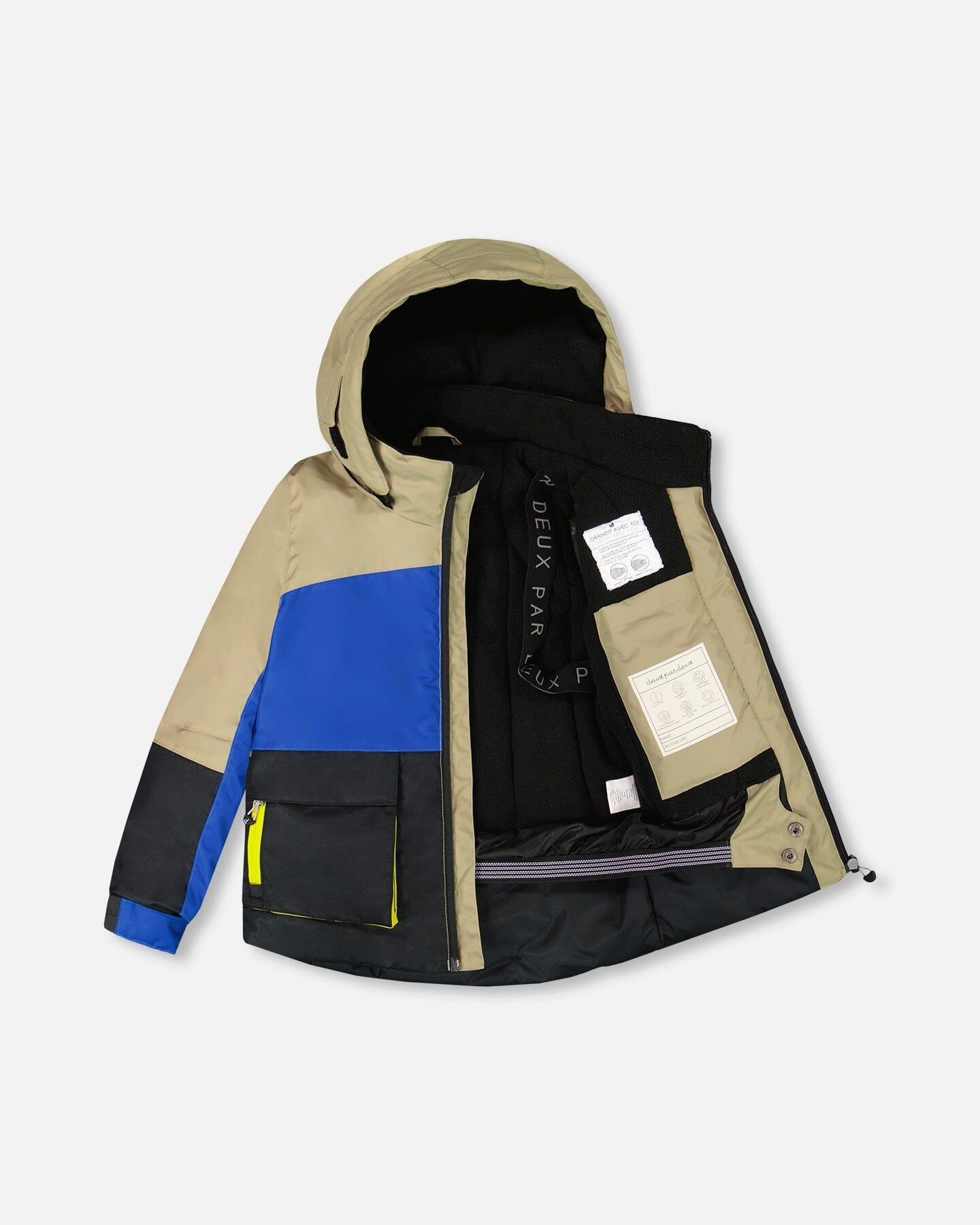 Two-Piece Play Snowsuit Bright Yellow Green