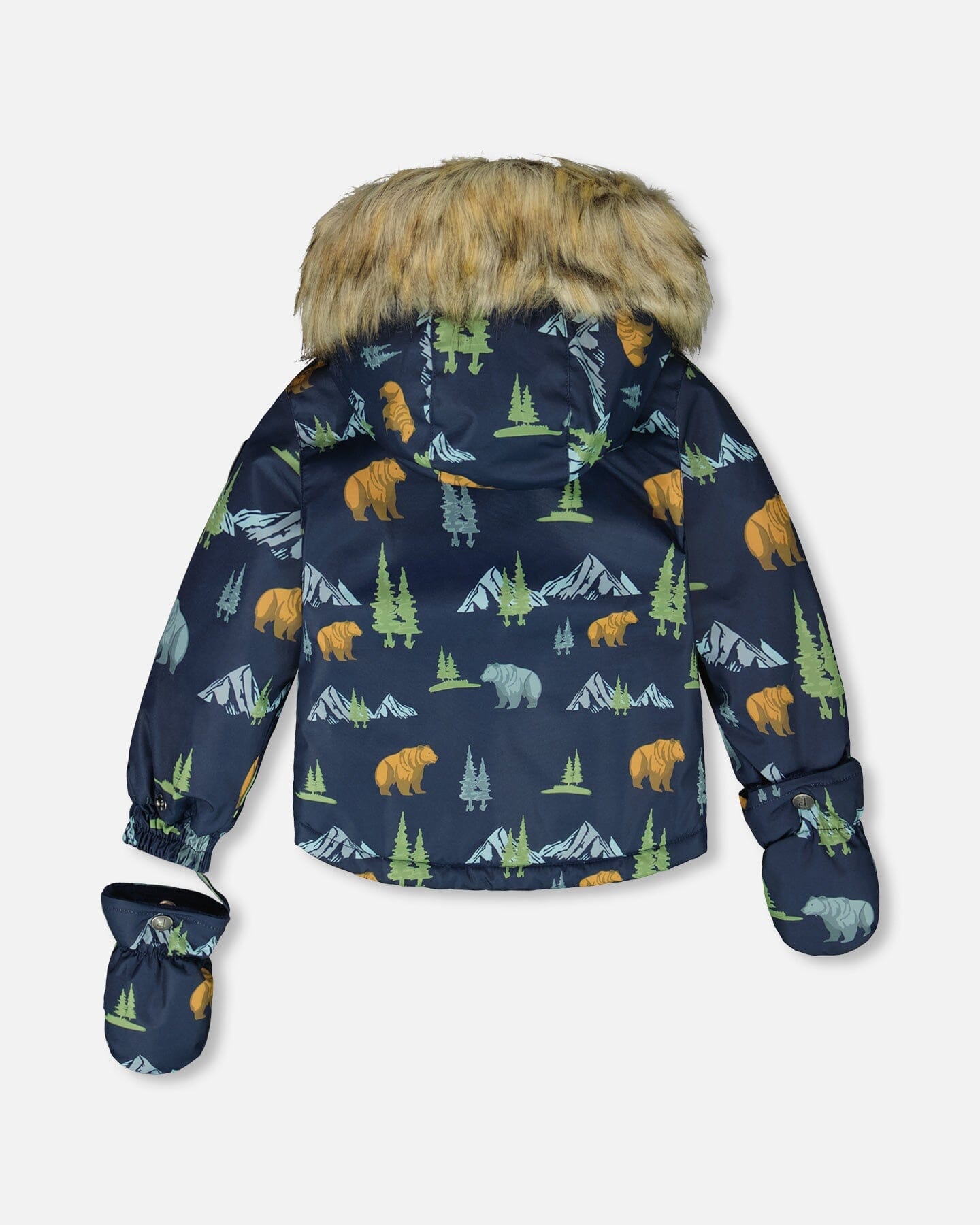 Two-Piece Baby Play Snowsuit Blue Gray