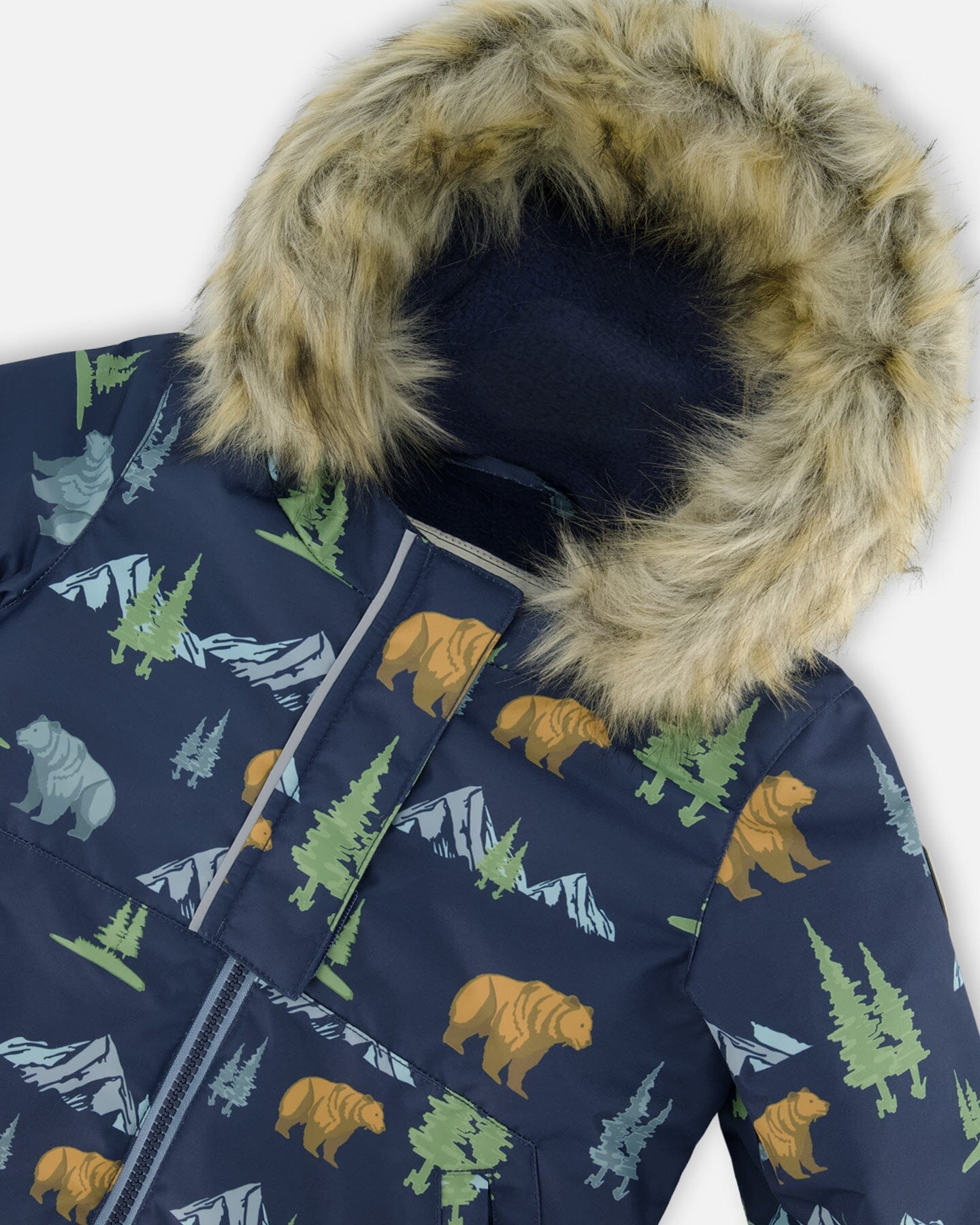 Two-Piece Baby Play Snowsuit Blue Gray