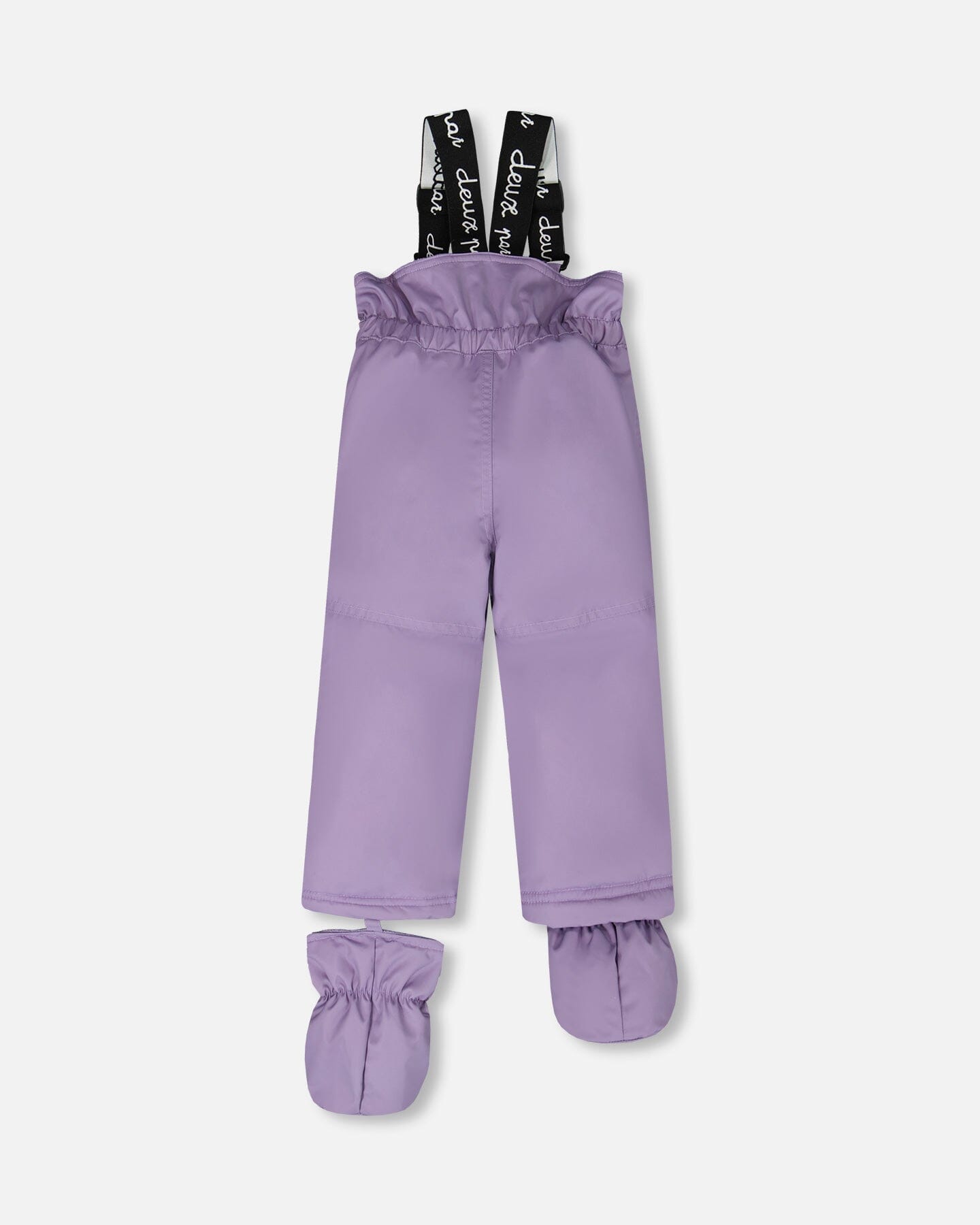 Two-Piece Baby Play Snowsuit Purple Gray