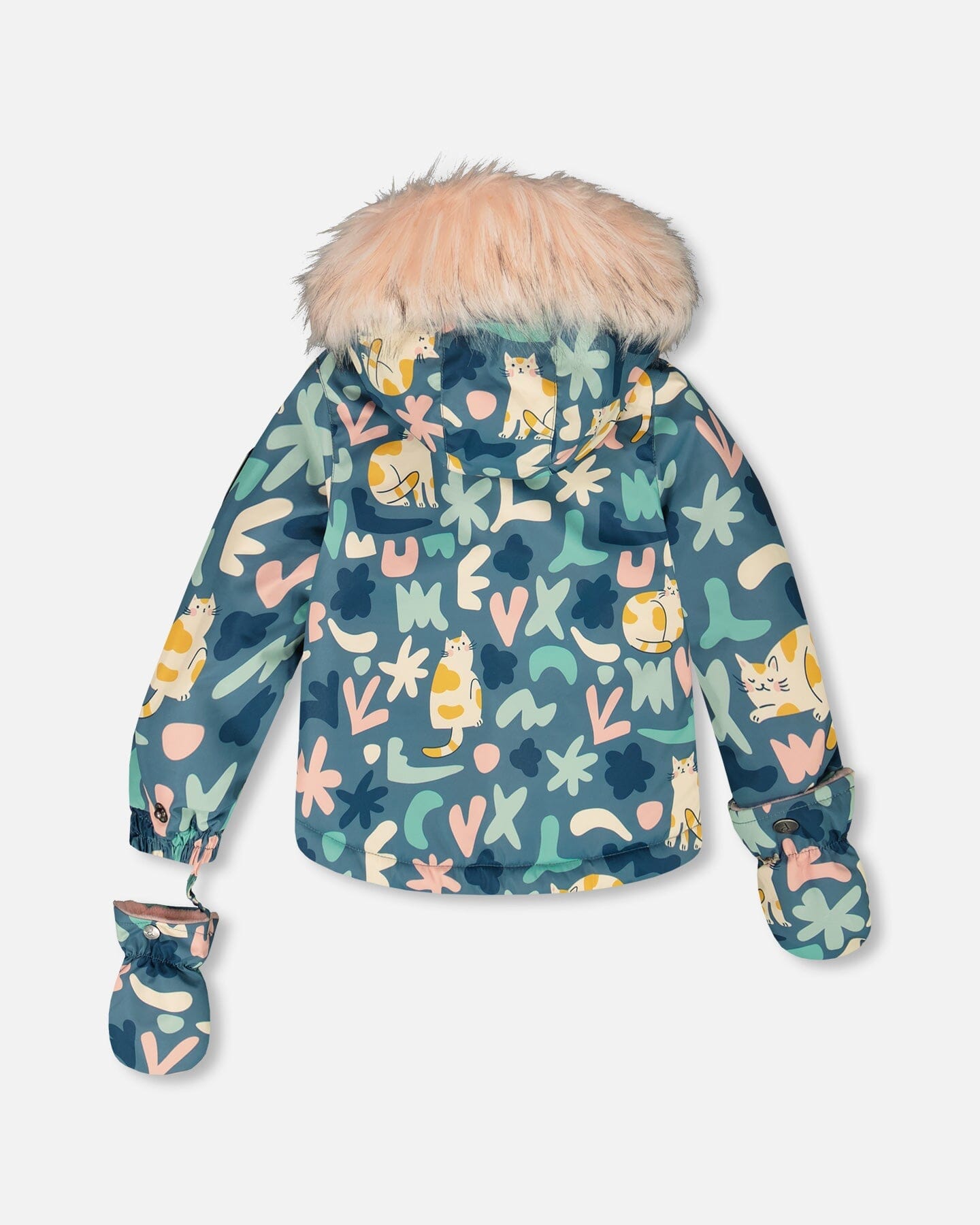 Two-Piece Baby Play Snowsuit Dusty Pink