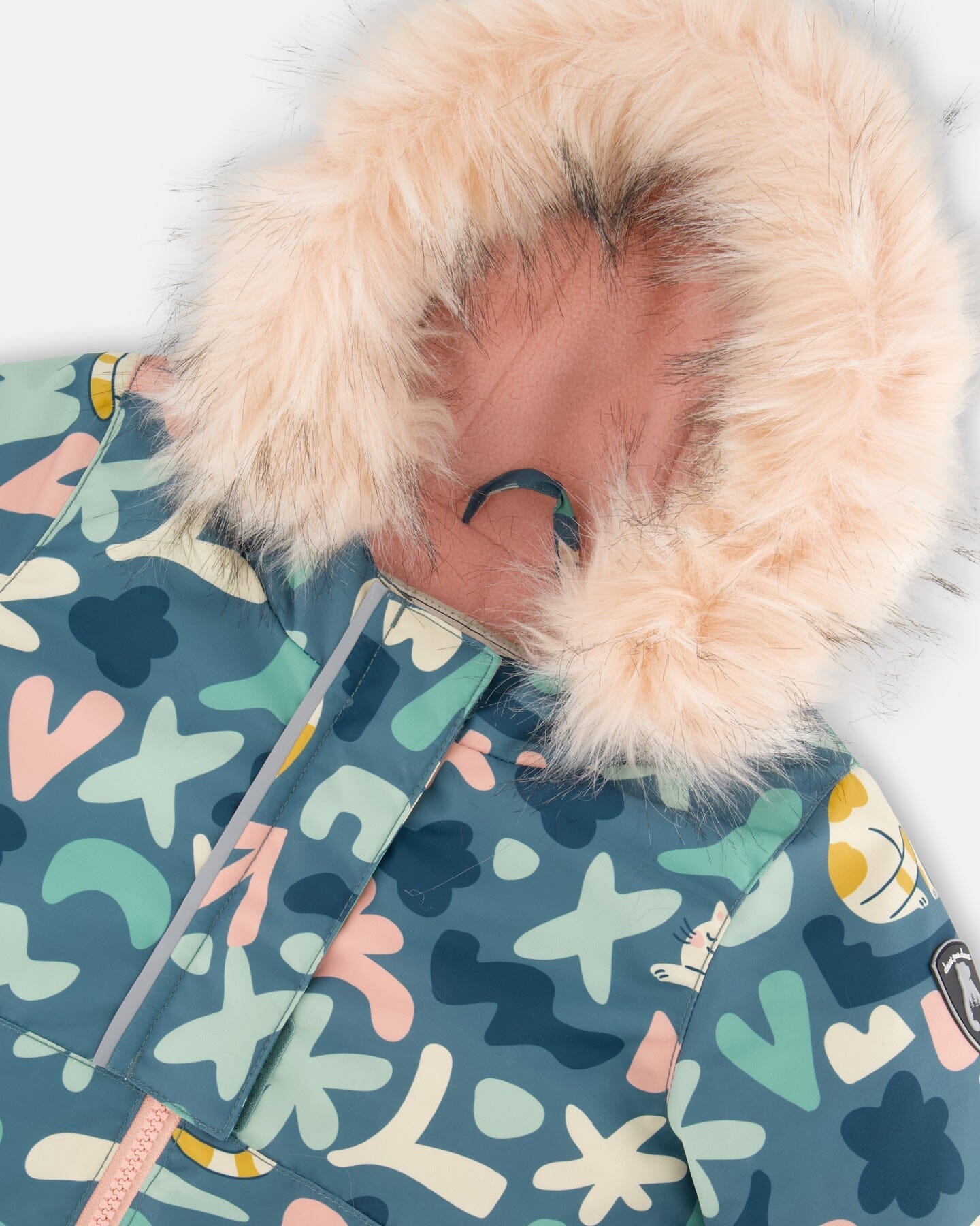 Two-Piece Baby Play Snowsuit Dusty Pink