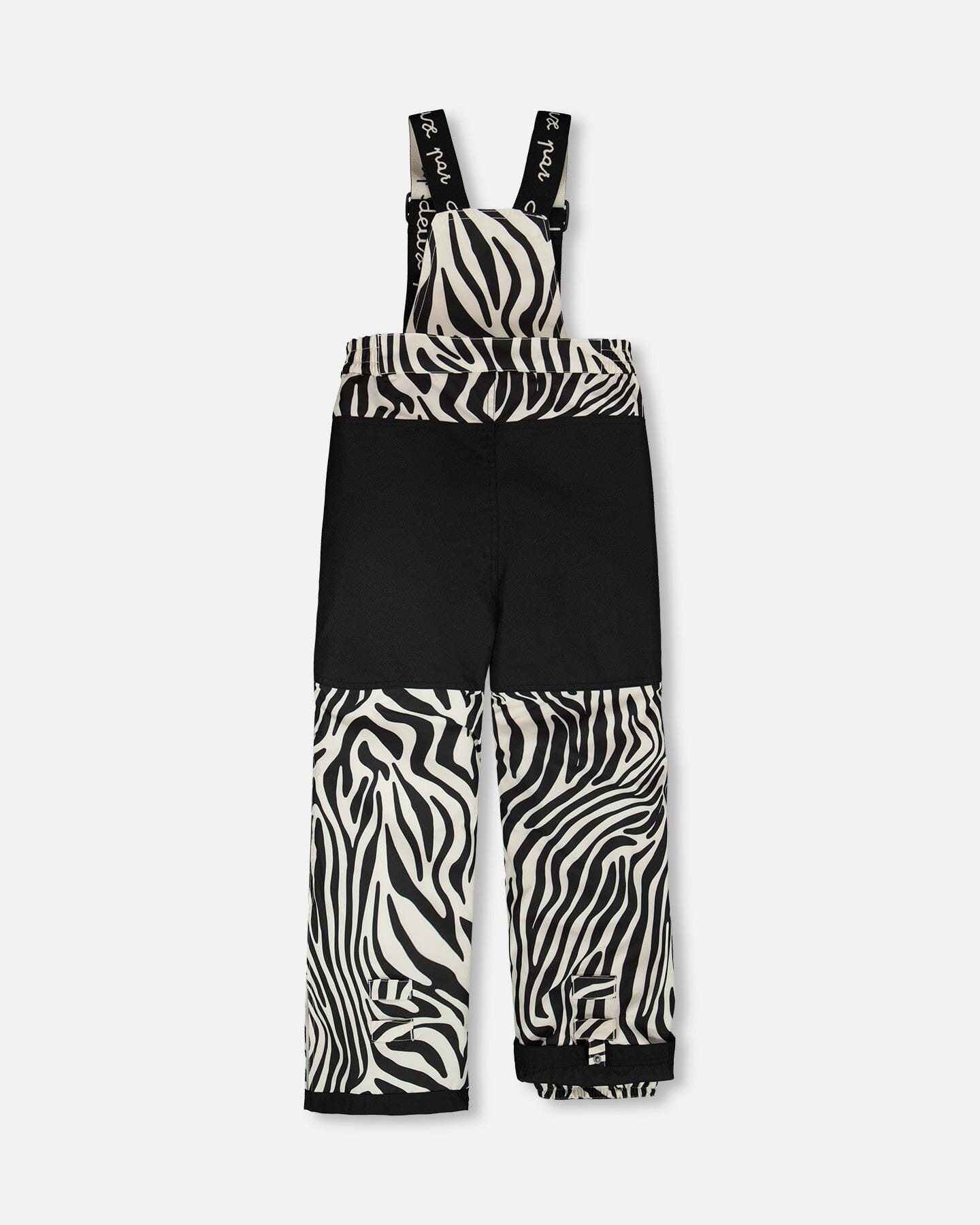 Two-Piece Play Snowsuit Off-White With Printed Pants