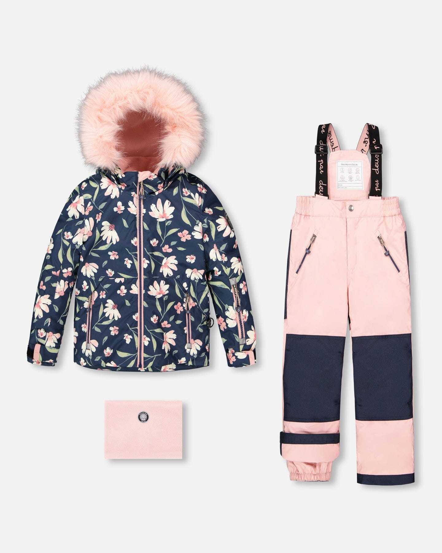 Two-Piece Play Snowsuit Flower Print