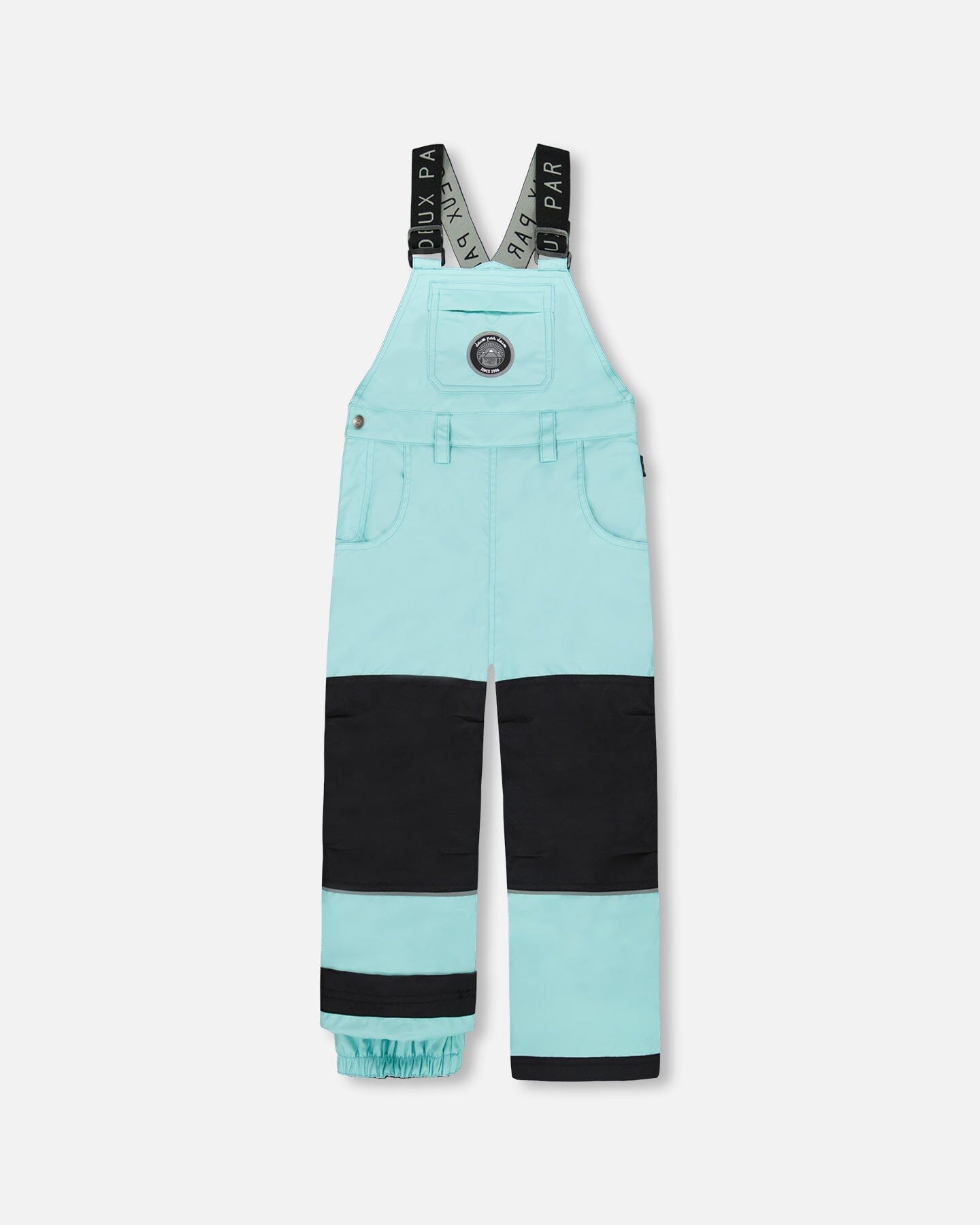 Solid Play Overall Snow Bib Turquoise Blue