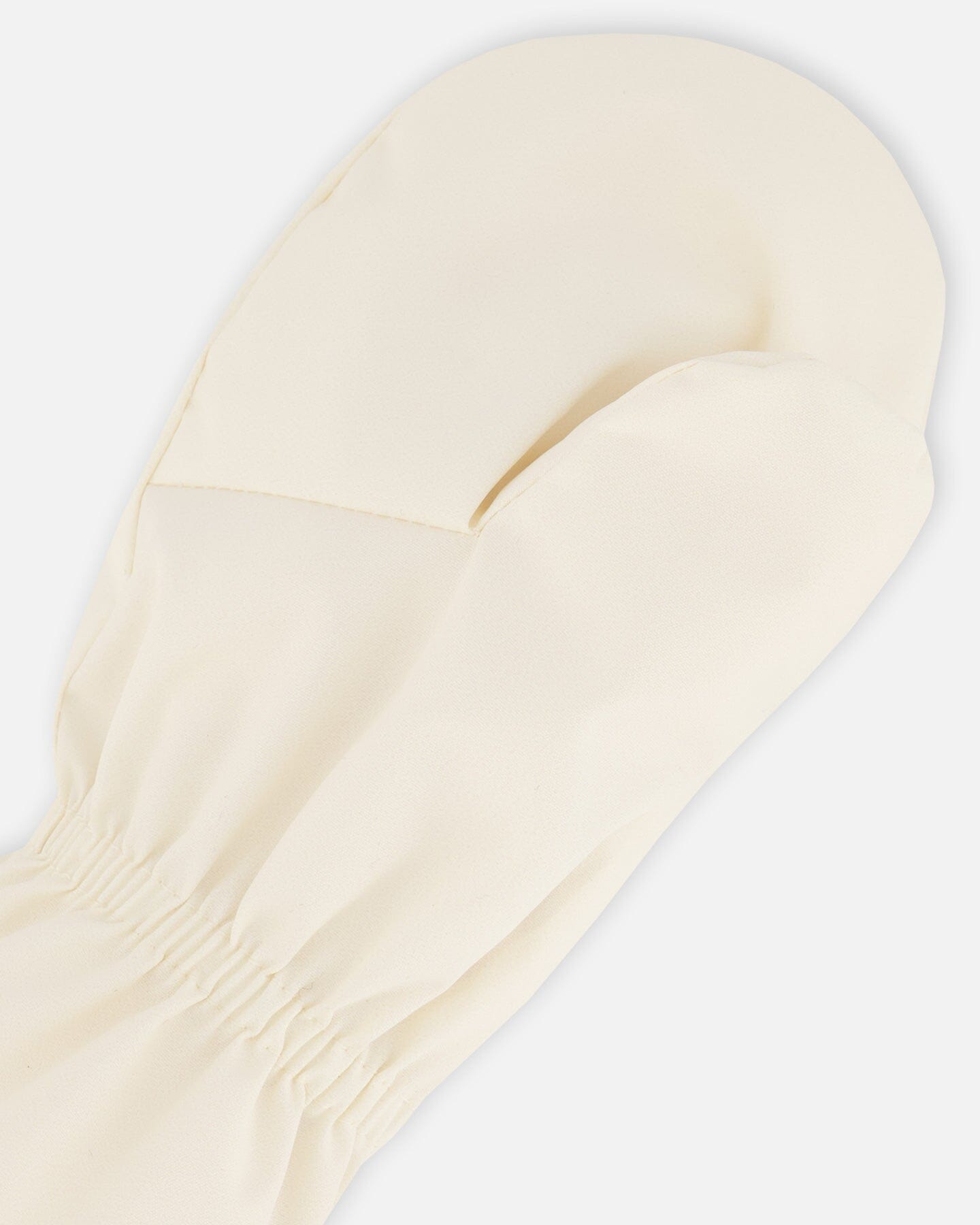 Lined Baby Mittens White Asparagus