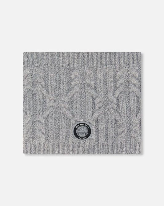 Lined Winter Neckwarmer Heather Gray