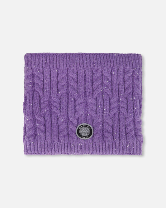 Lined Winter Neckwarmer Lavender