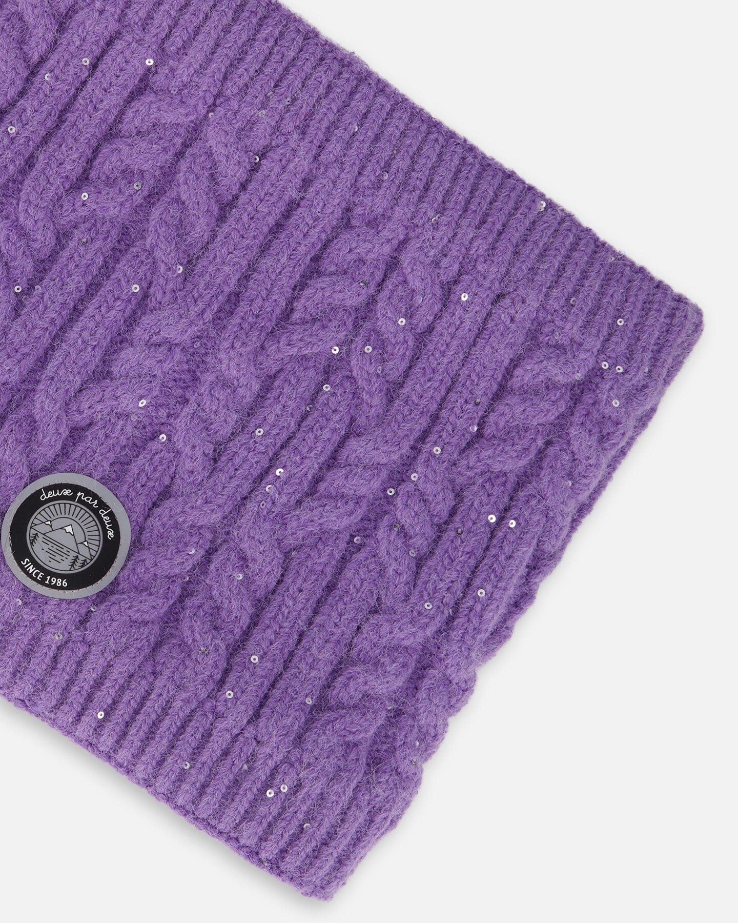Lined Winter Neckwarmer Lavender
