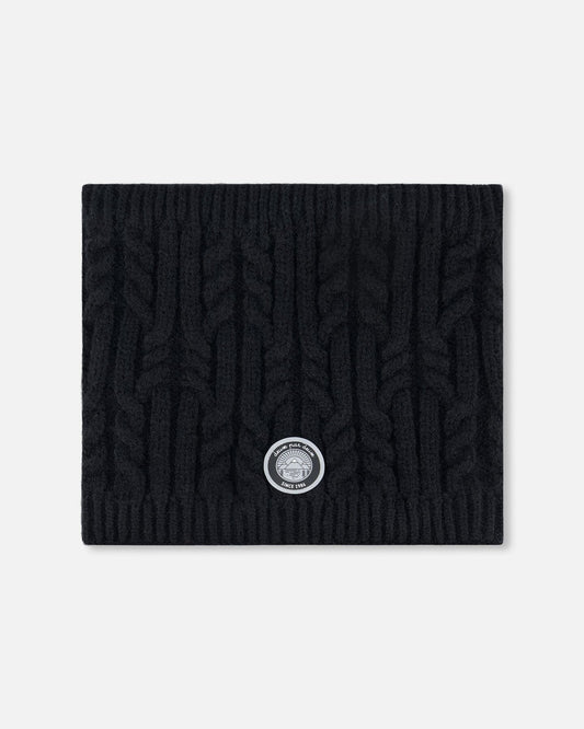 Lined Winter Neckwarmer Black