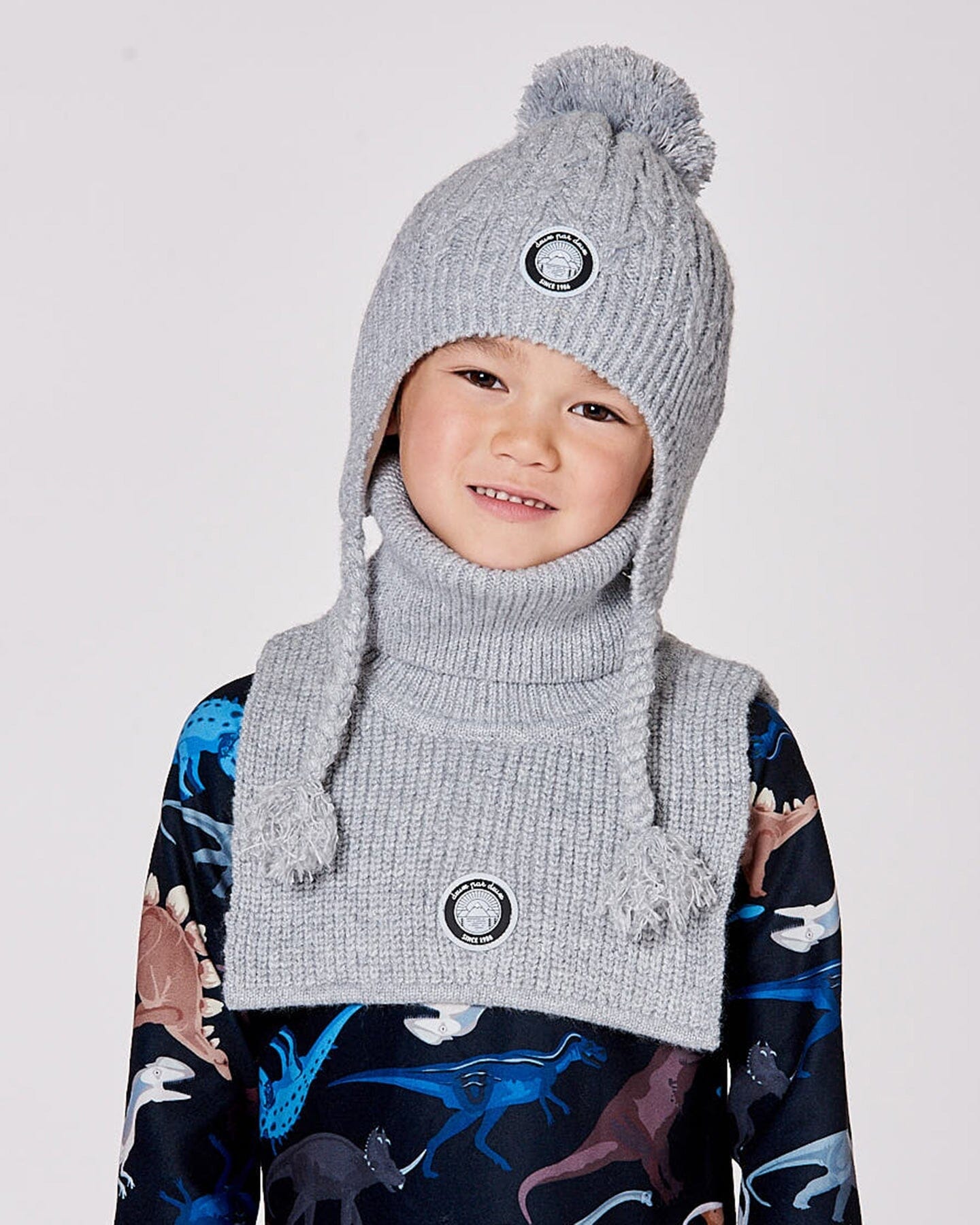 Turtleneck Neckwarmer Heather Gray
