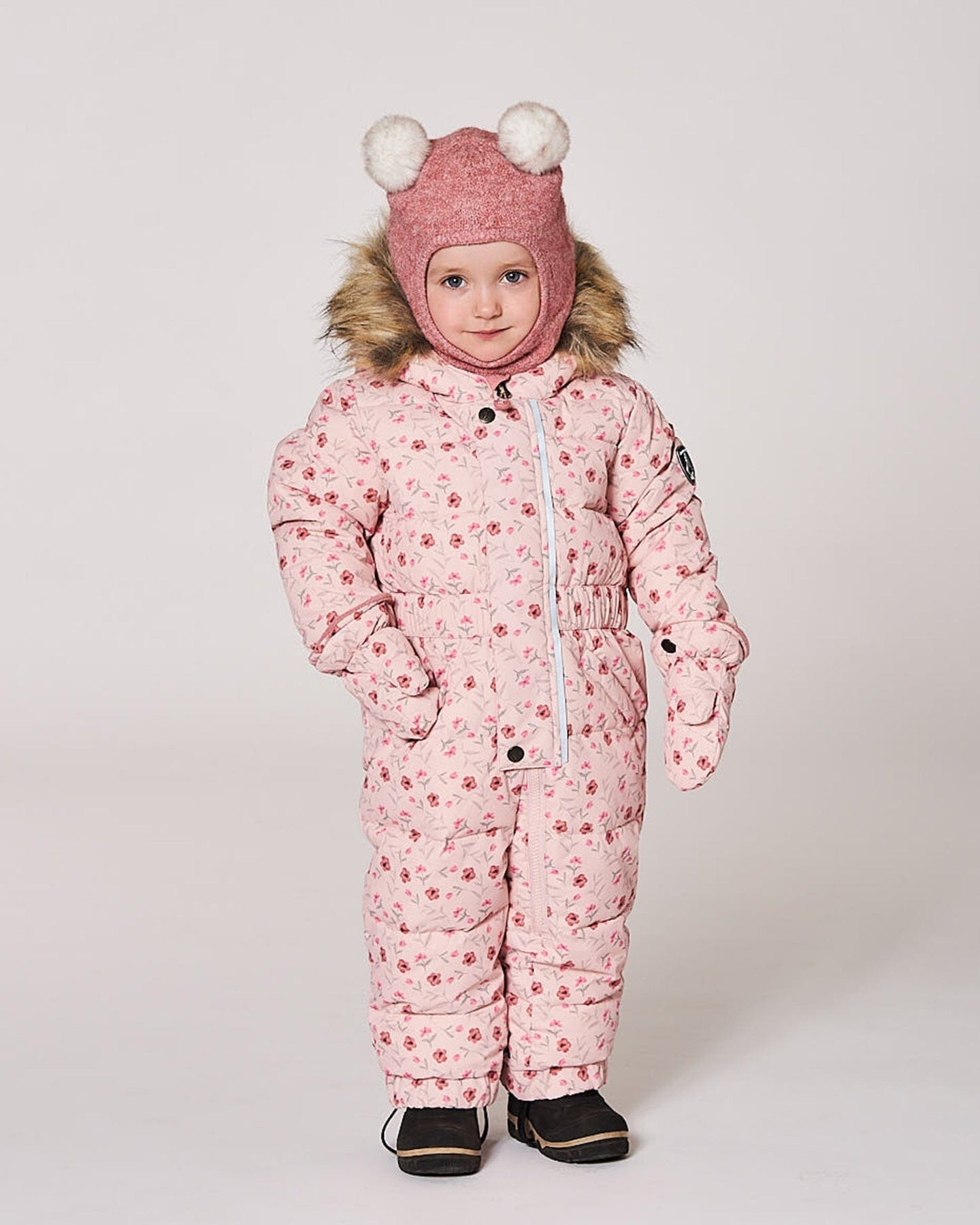 Knit Balaclava Dusty Pink