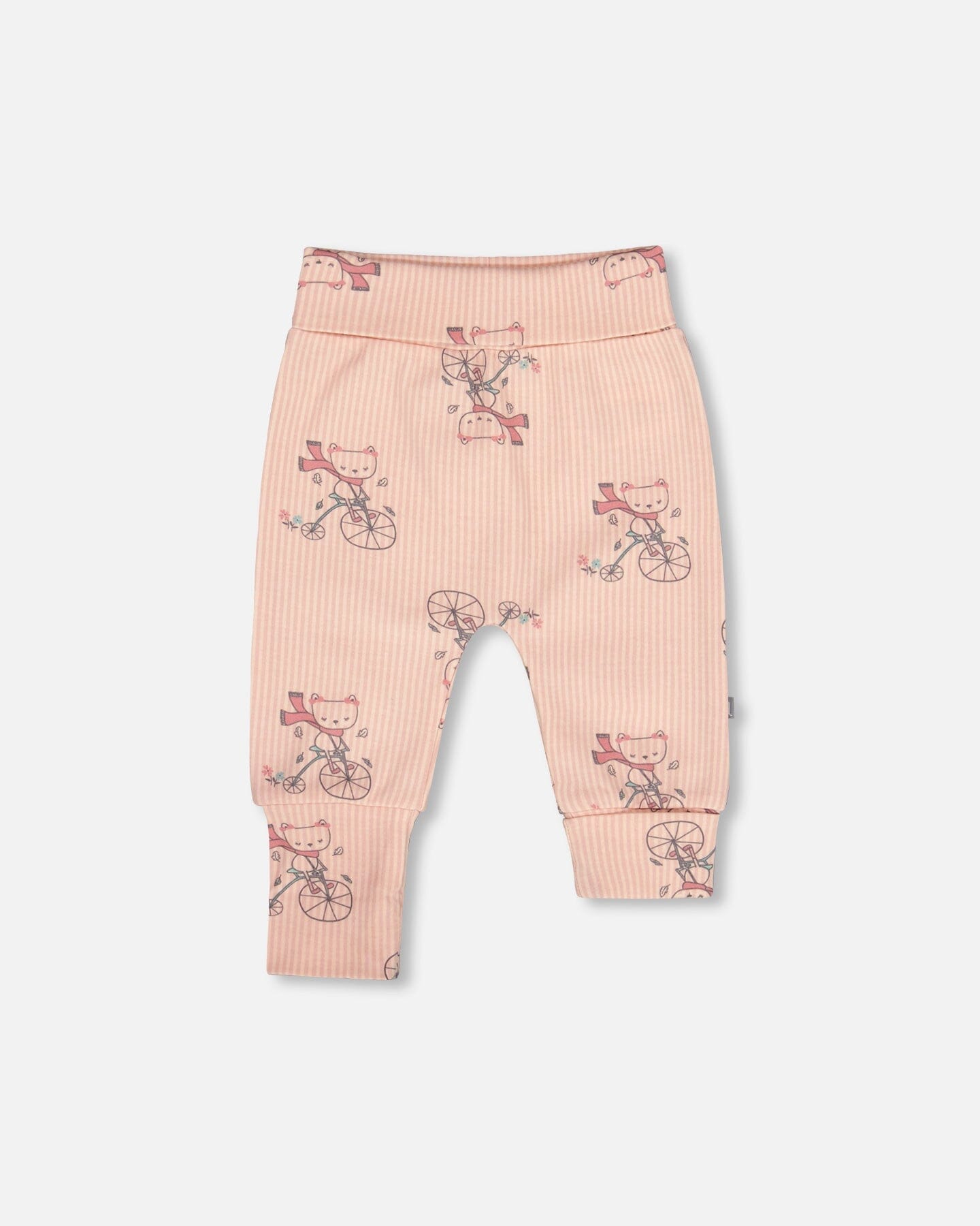 Organic Cotton Evolutive Pant Pink Cat Print