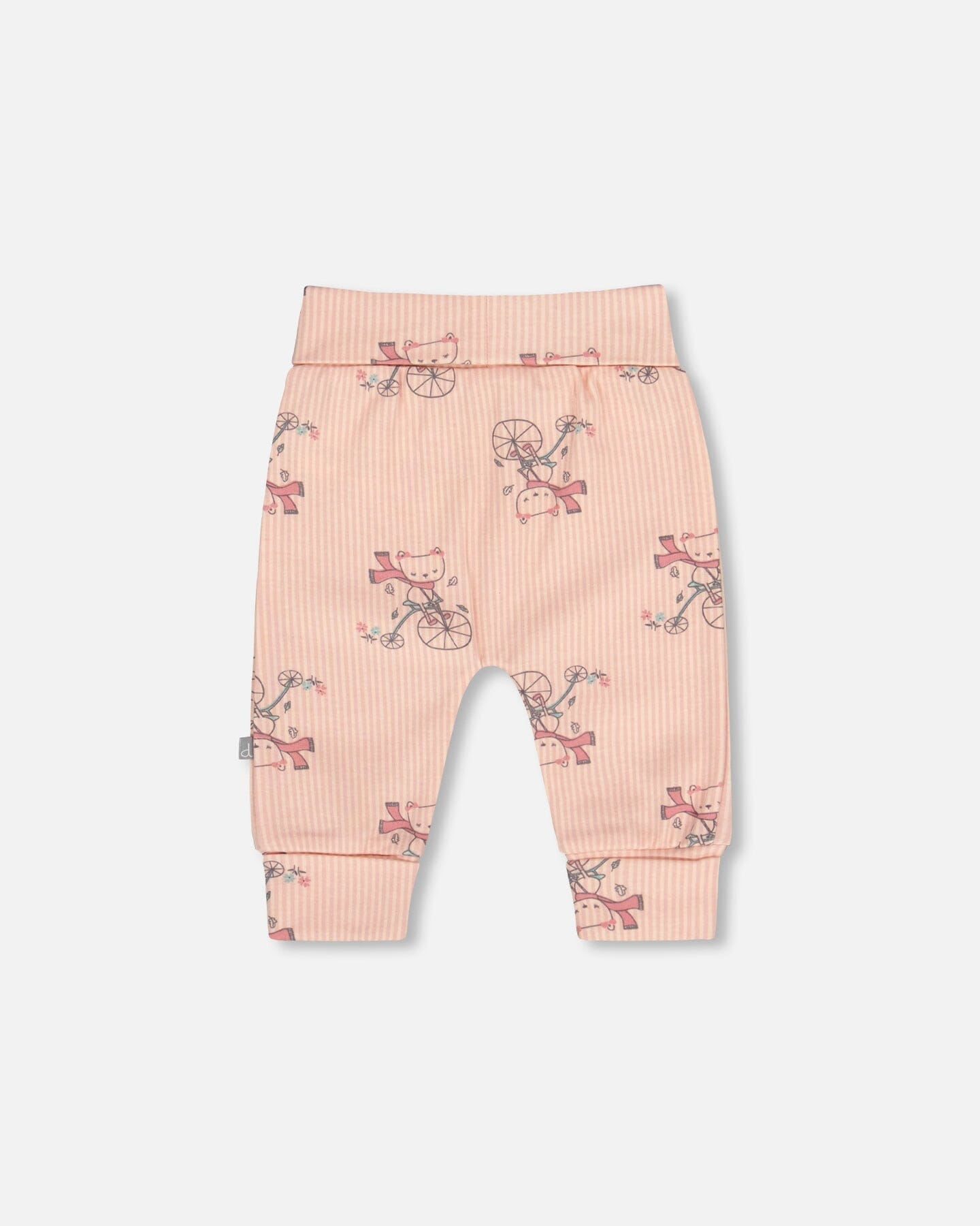 Organic Cotton Evolutive Pant Pink Cat Print