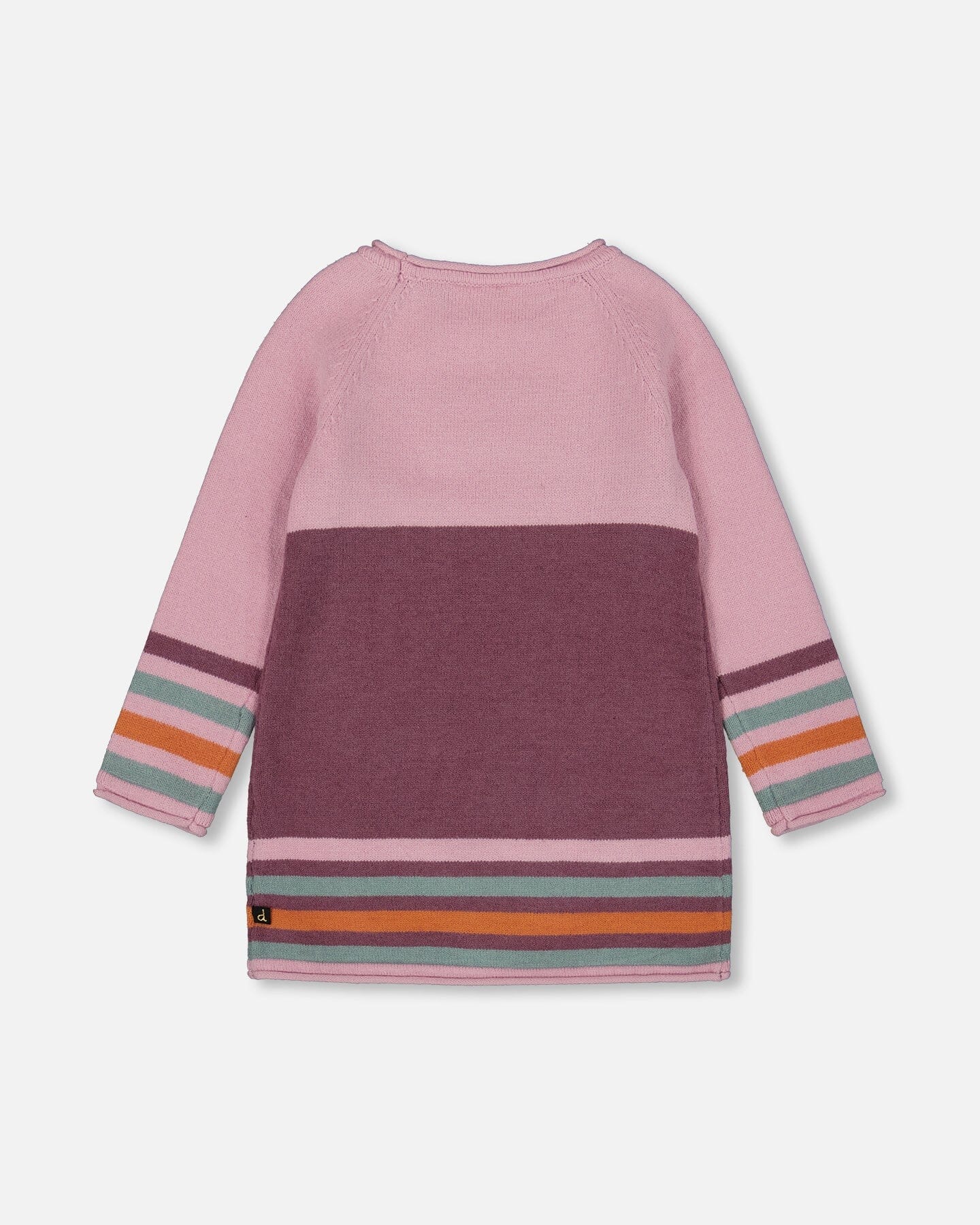 Knitted Dress Dusty Pink With Cat