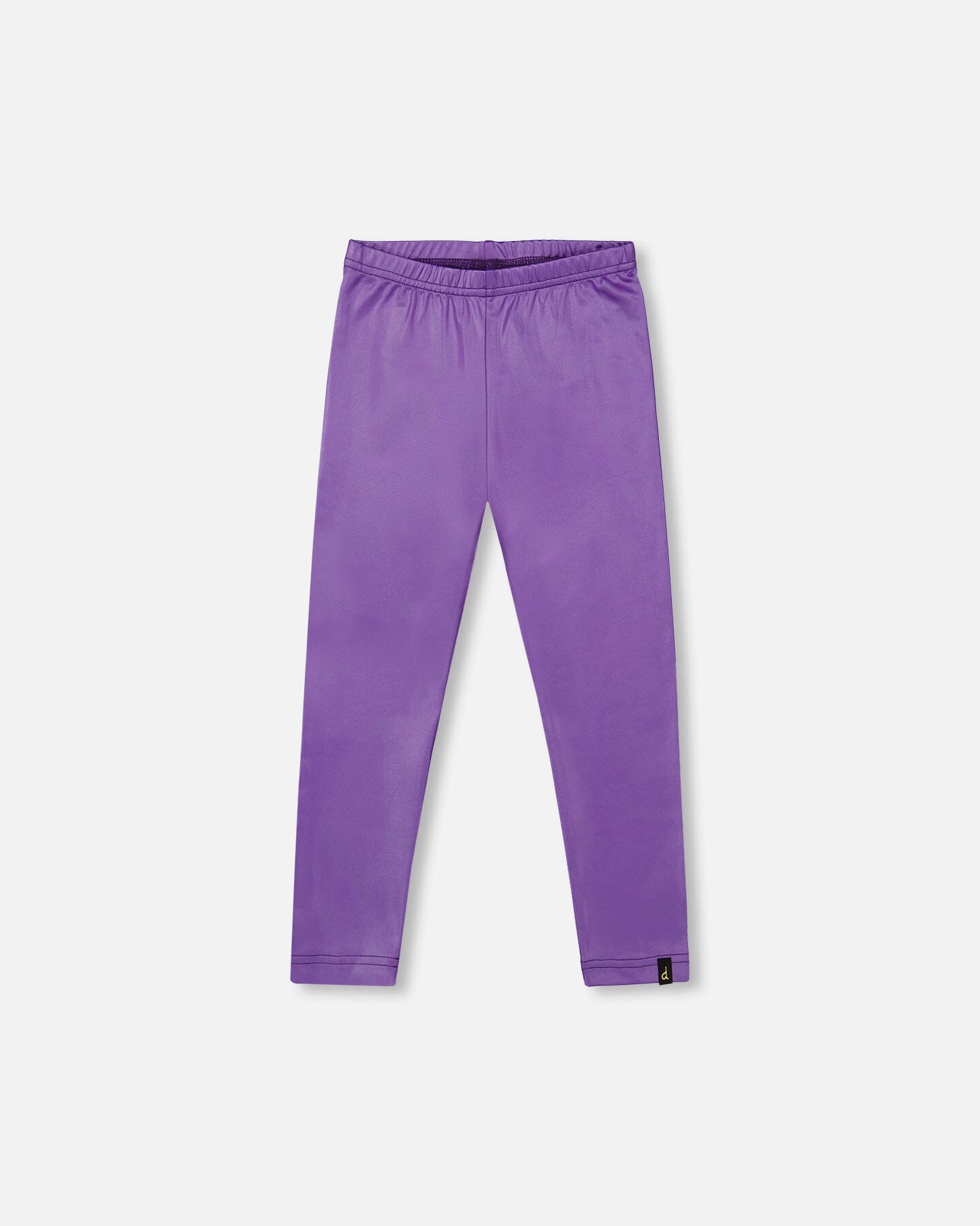 Shiny Stretch Leggings Purple