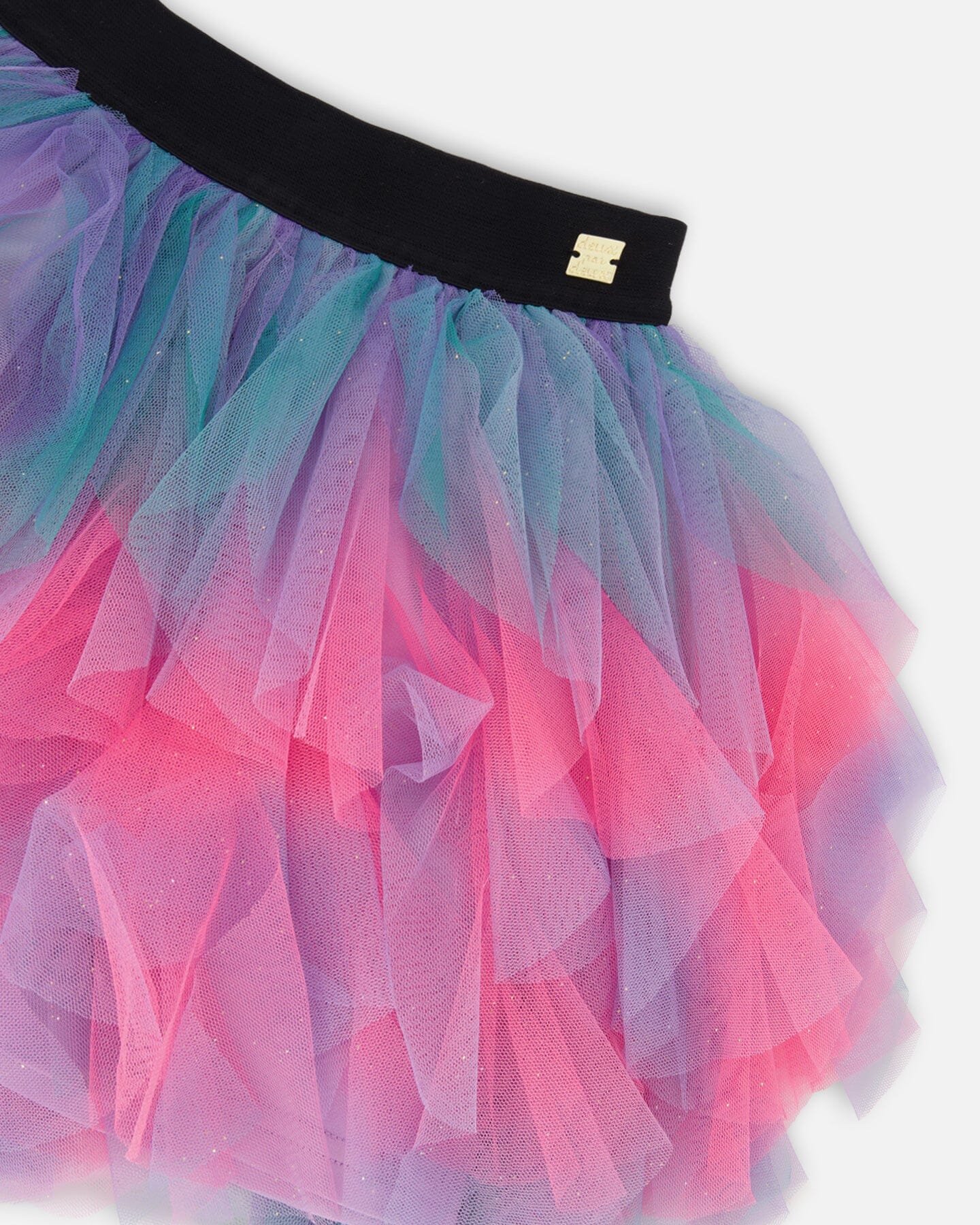 Multi Layer Mesh Skirt Multicolor