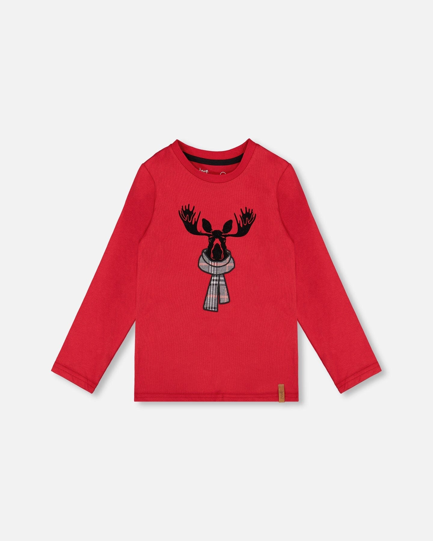 Jersey T-Shirt Cherry Red With Moose