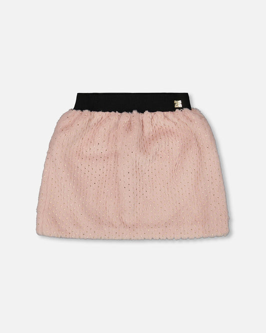 Fake Fur Skirt Pink