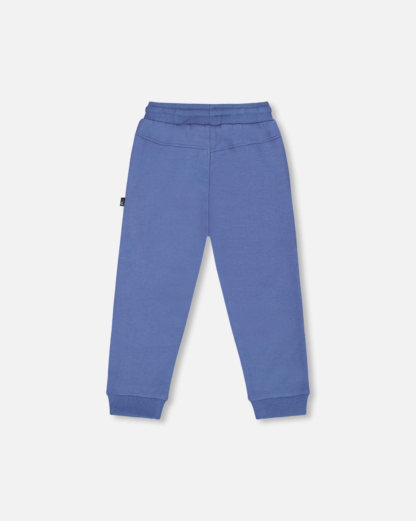 Fleece Sweatpants With Articulated Knees Blue