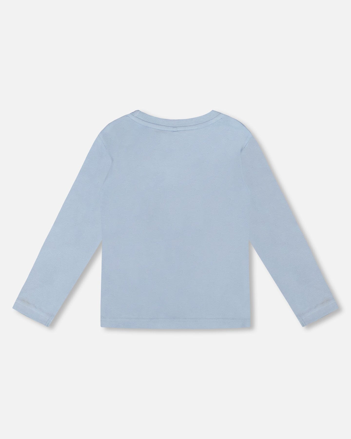 Organic Cotton Long Sleeve T-Shirt Light Blue!