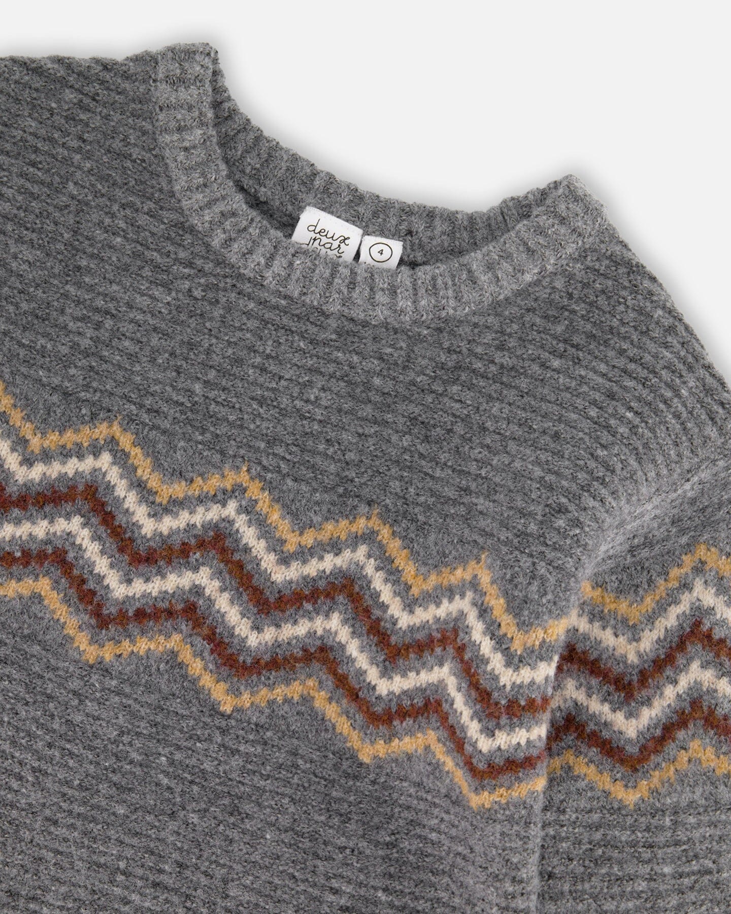 Knit Sweater Dark Heather Gray