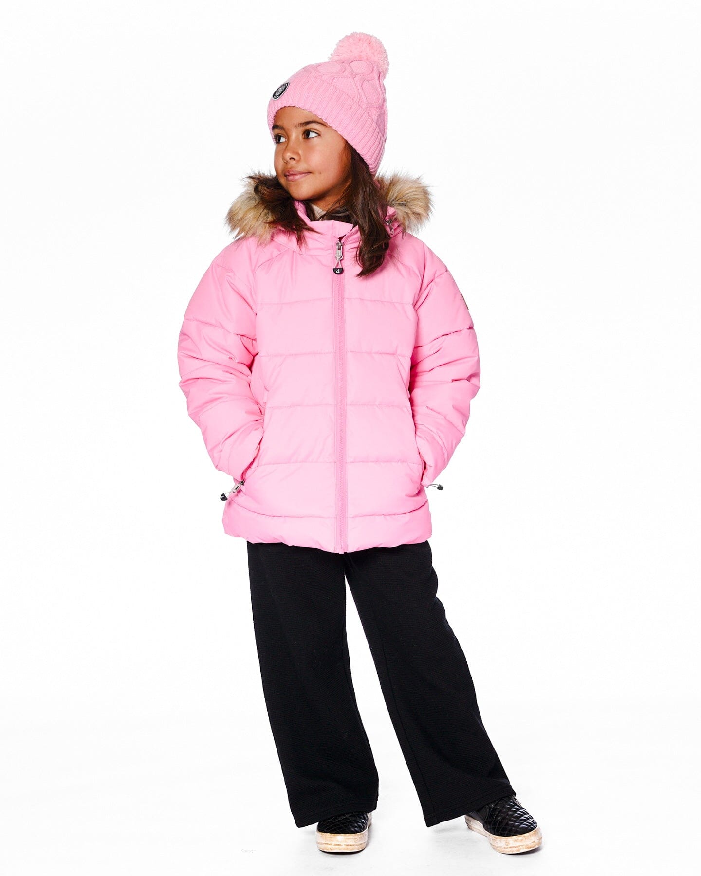 Puffy Winter Jacket Pink