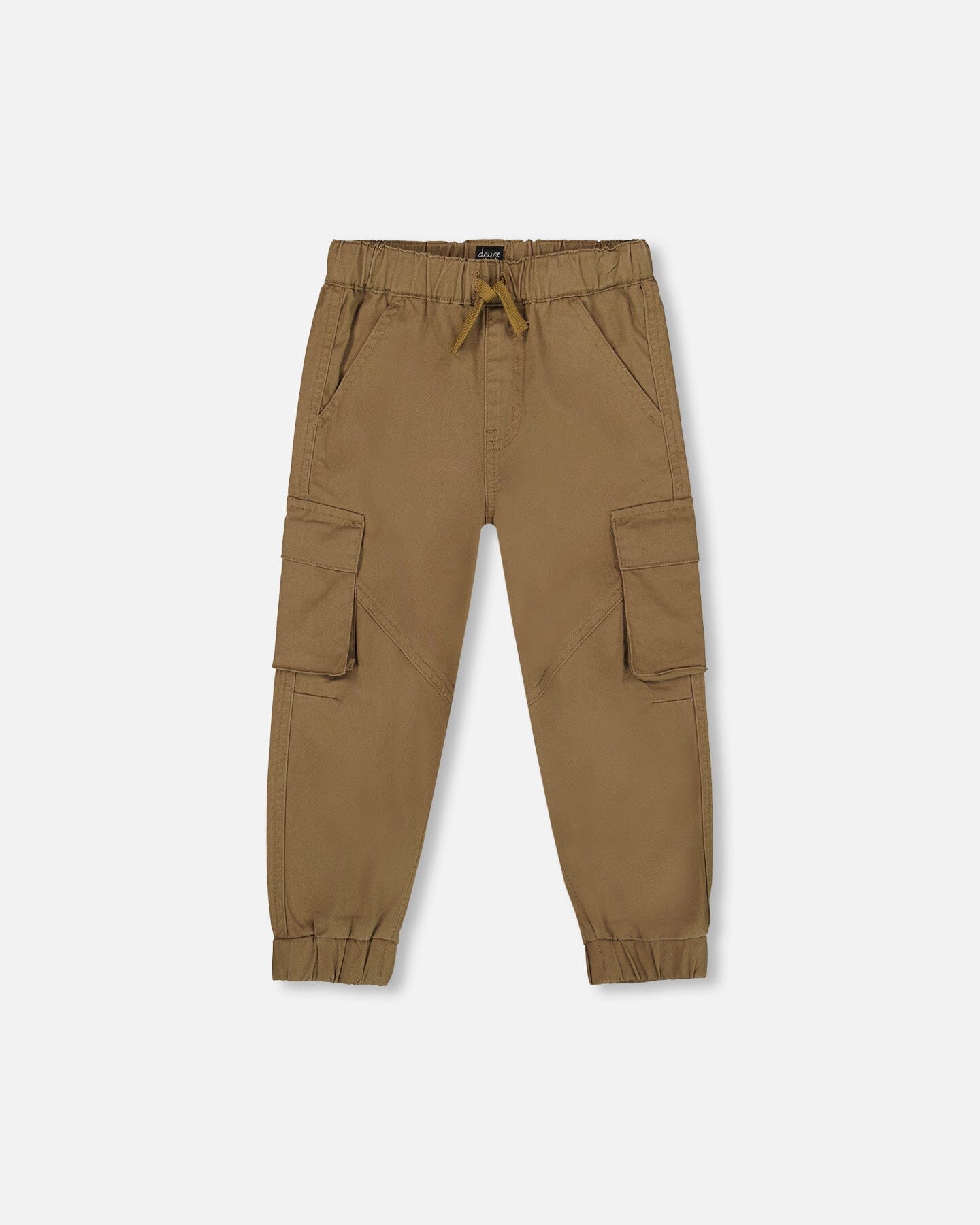 Twill Jogger Cargo Pants In Taupe