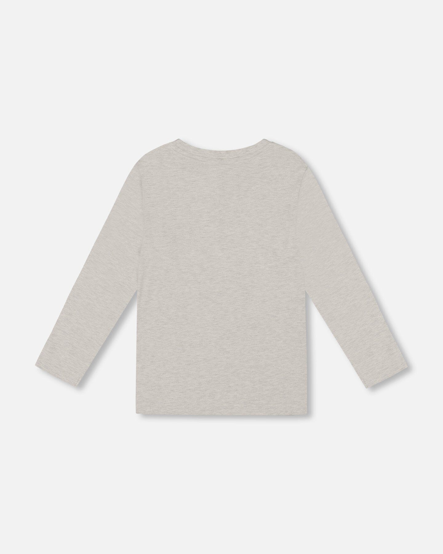 Organic Cotton Jersey Pocket T-Shirt Heather Beige Gray