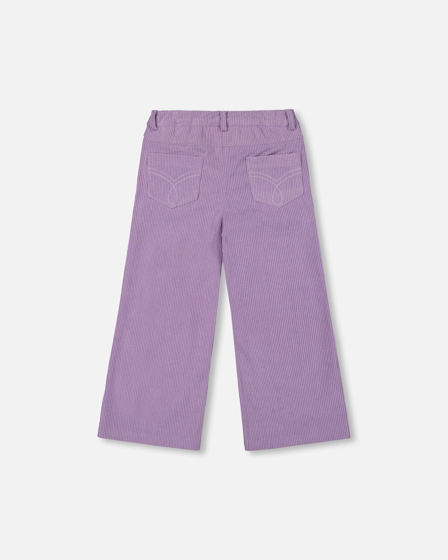 Wide Leg Corduroy Pants Lavender