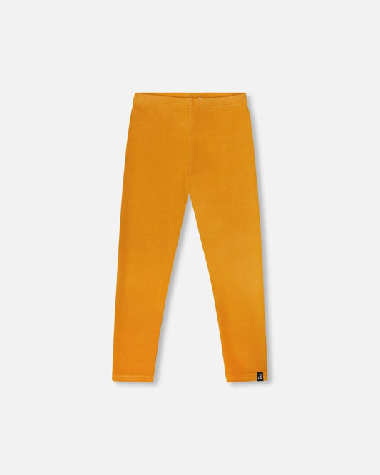 Super Soft Ribbed Leggings Golden Yellow