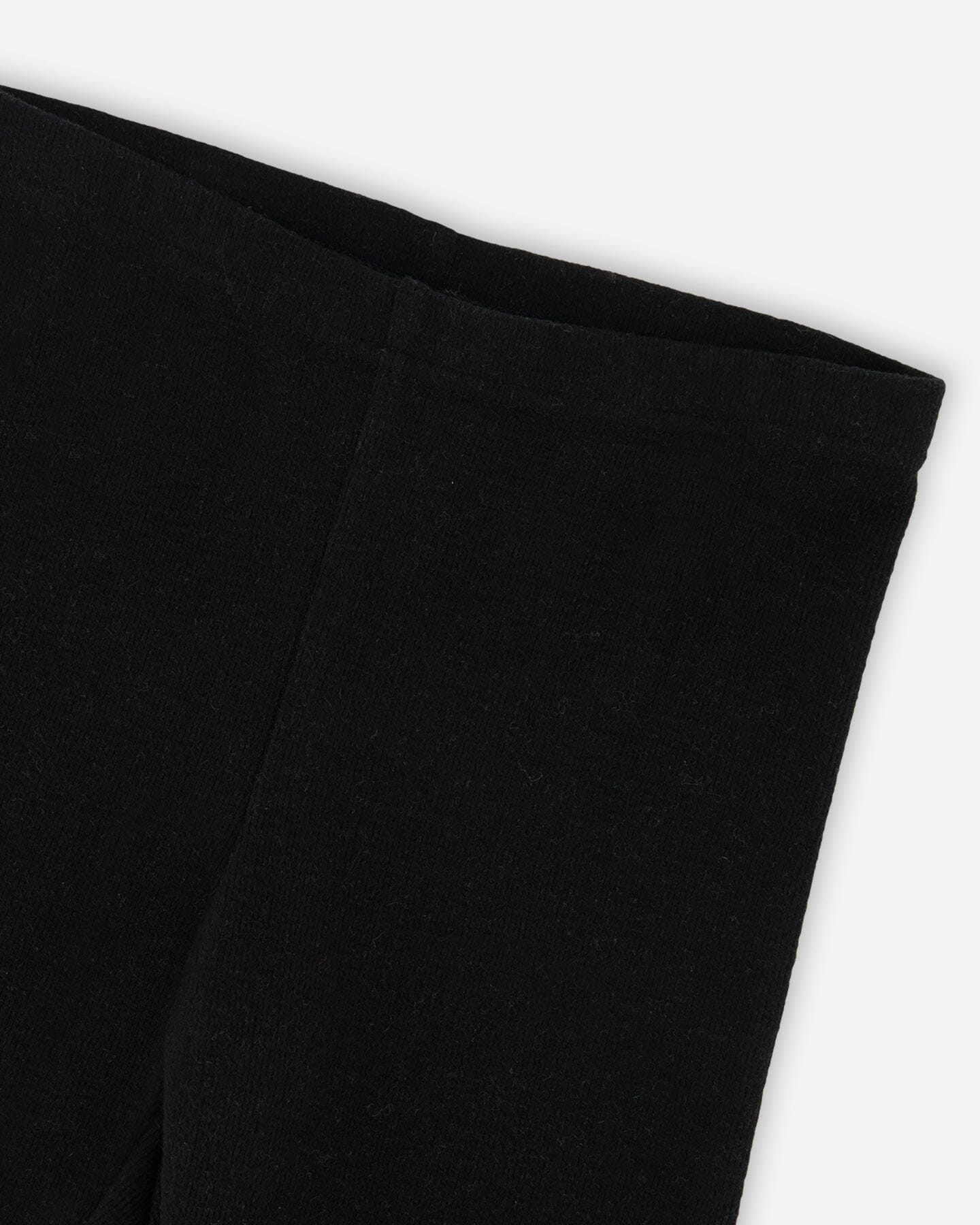 Super Soft Ribbed Leggings Black