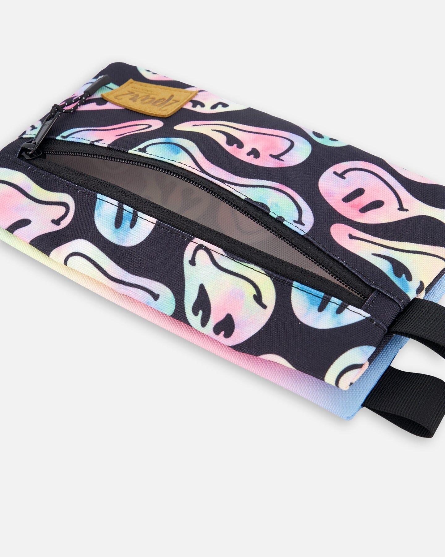 Double Pencil Case Smiley Face Girl