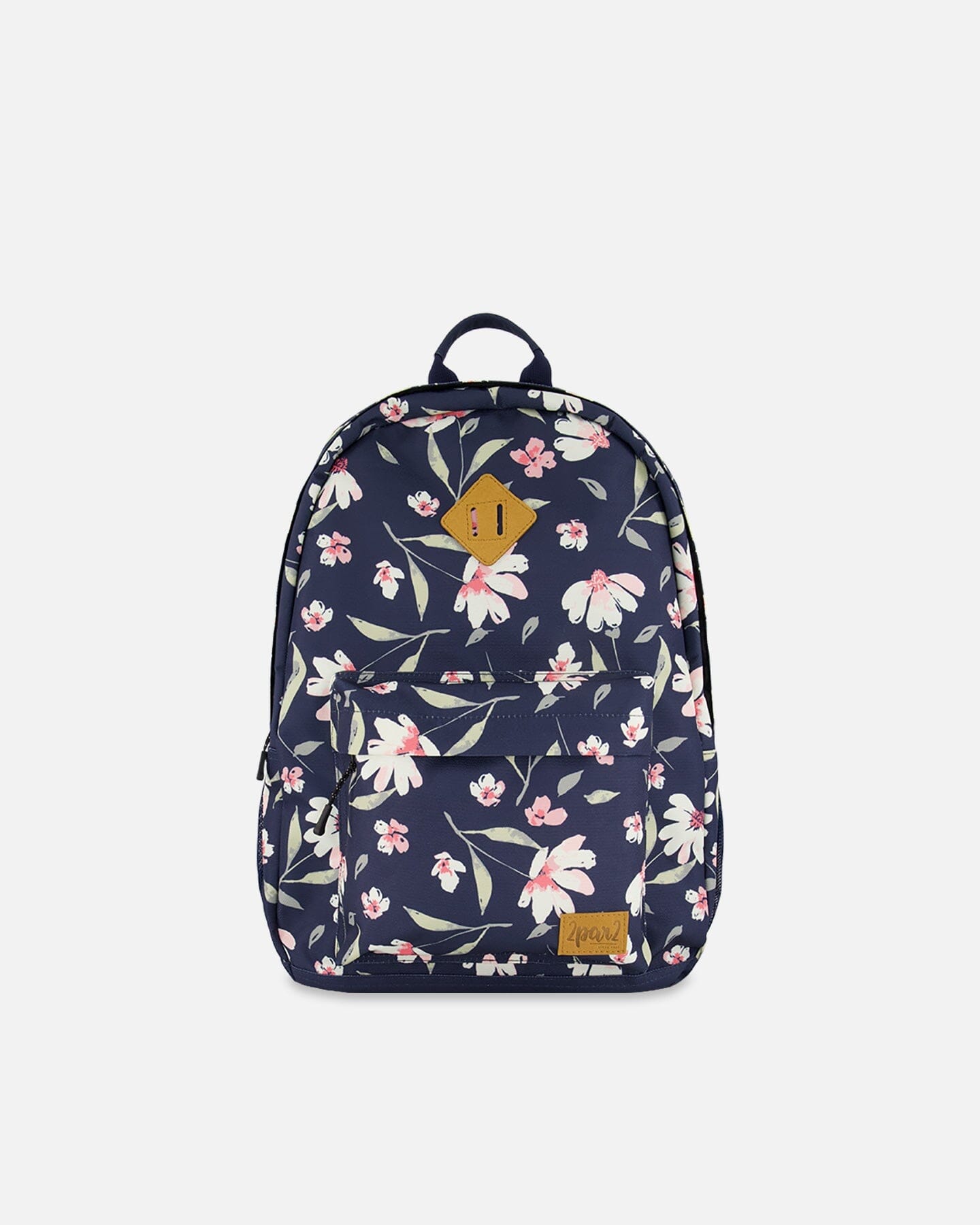 Kids Backpack Navy Flower Print